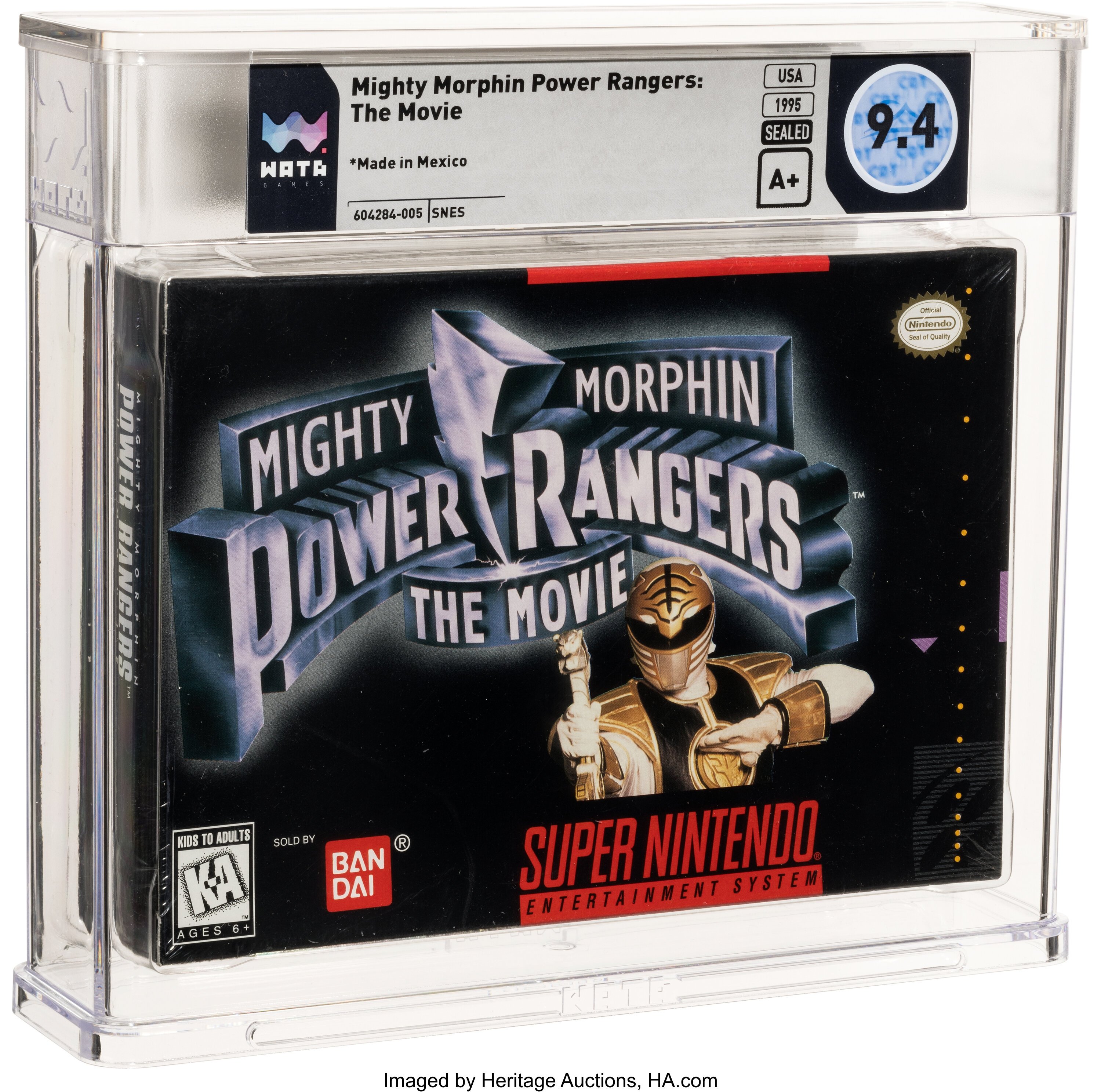 Mighty Morphin Power Rangers: The Movie Super Nintendo (SNES): PSA Pop Report + Loose / CIB / Sealed Prices 2026
