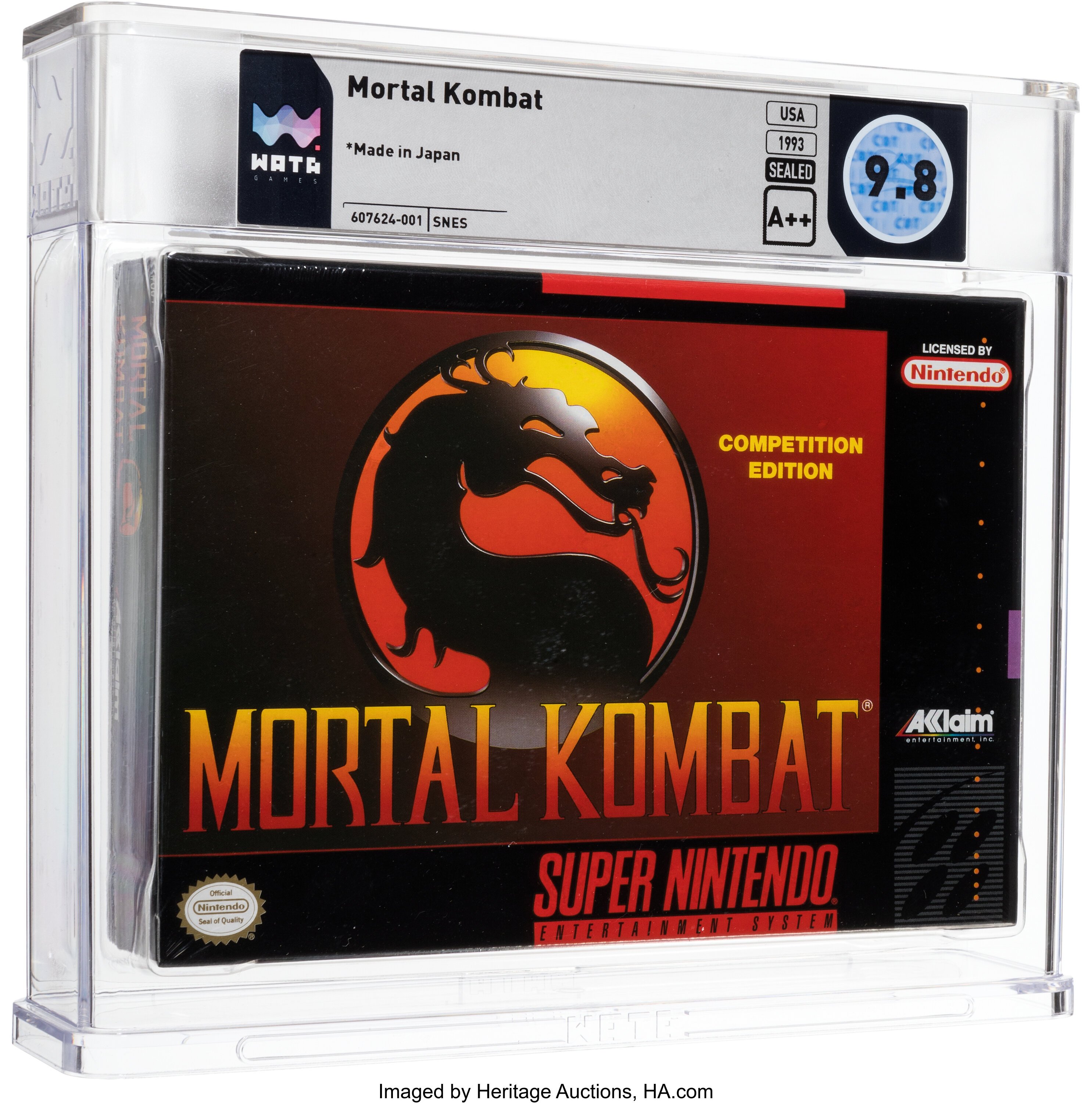 Mortal Kombat Super Nintendo (SNES): PSA Pop Report + Loose / CIB / Sealed Prices 2026
