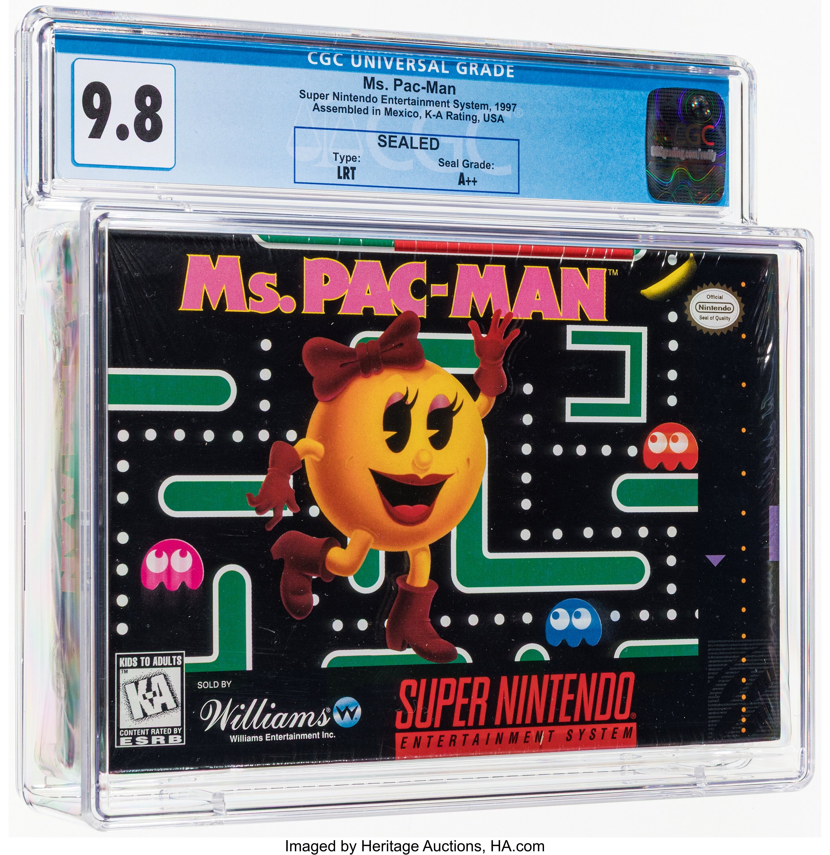 Ms. Pac-Man Super Nintendo (SNES): PSA Pop Report + Loose / CIB / Sealed Prices 2026