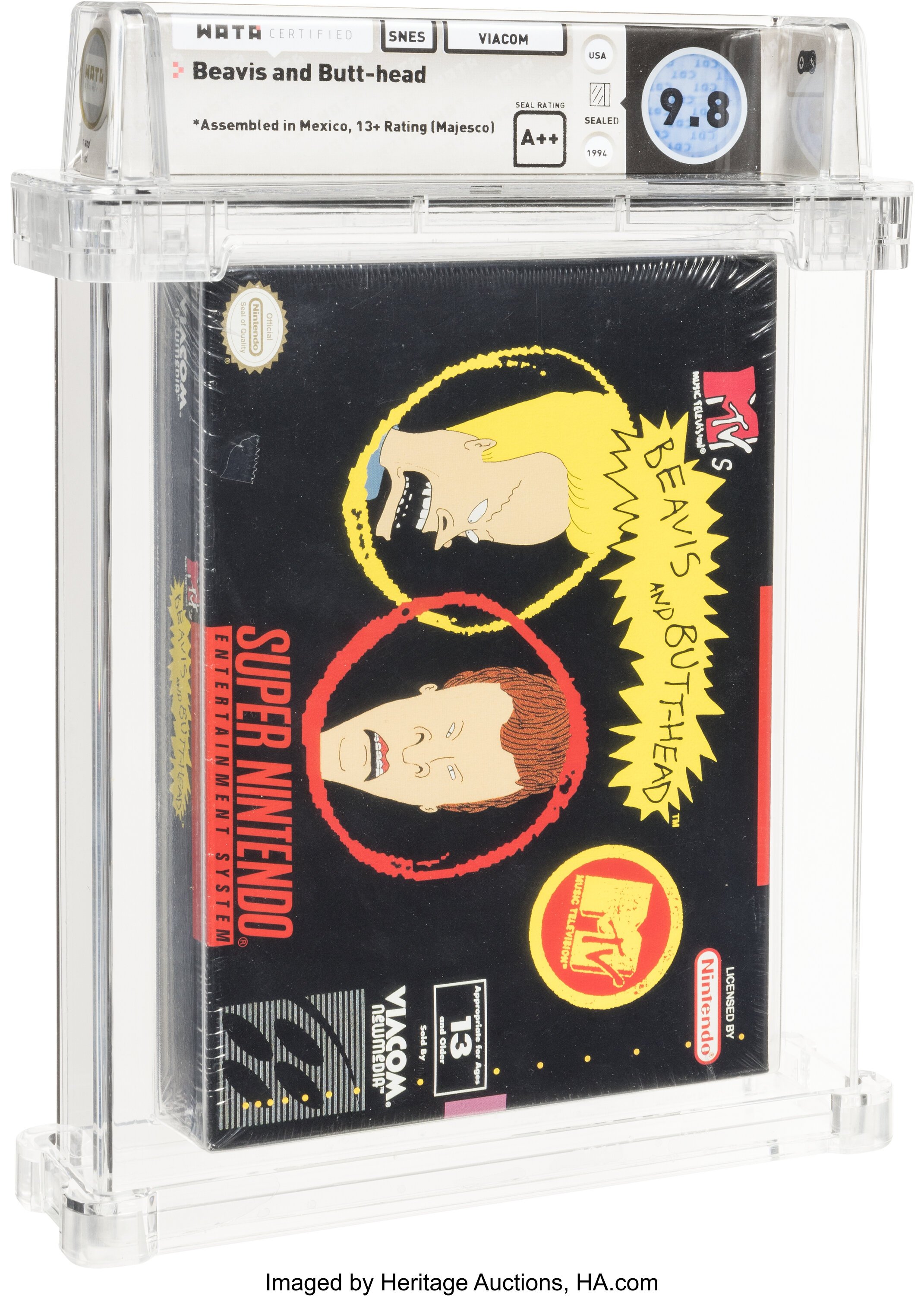MTV's Beavis and Butt-Head Super Nintendo (SNES): PSA Pop Report + Loose / CIB / Sealed Prices 2026