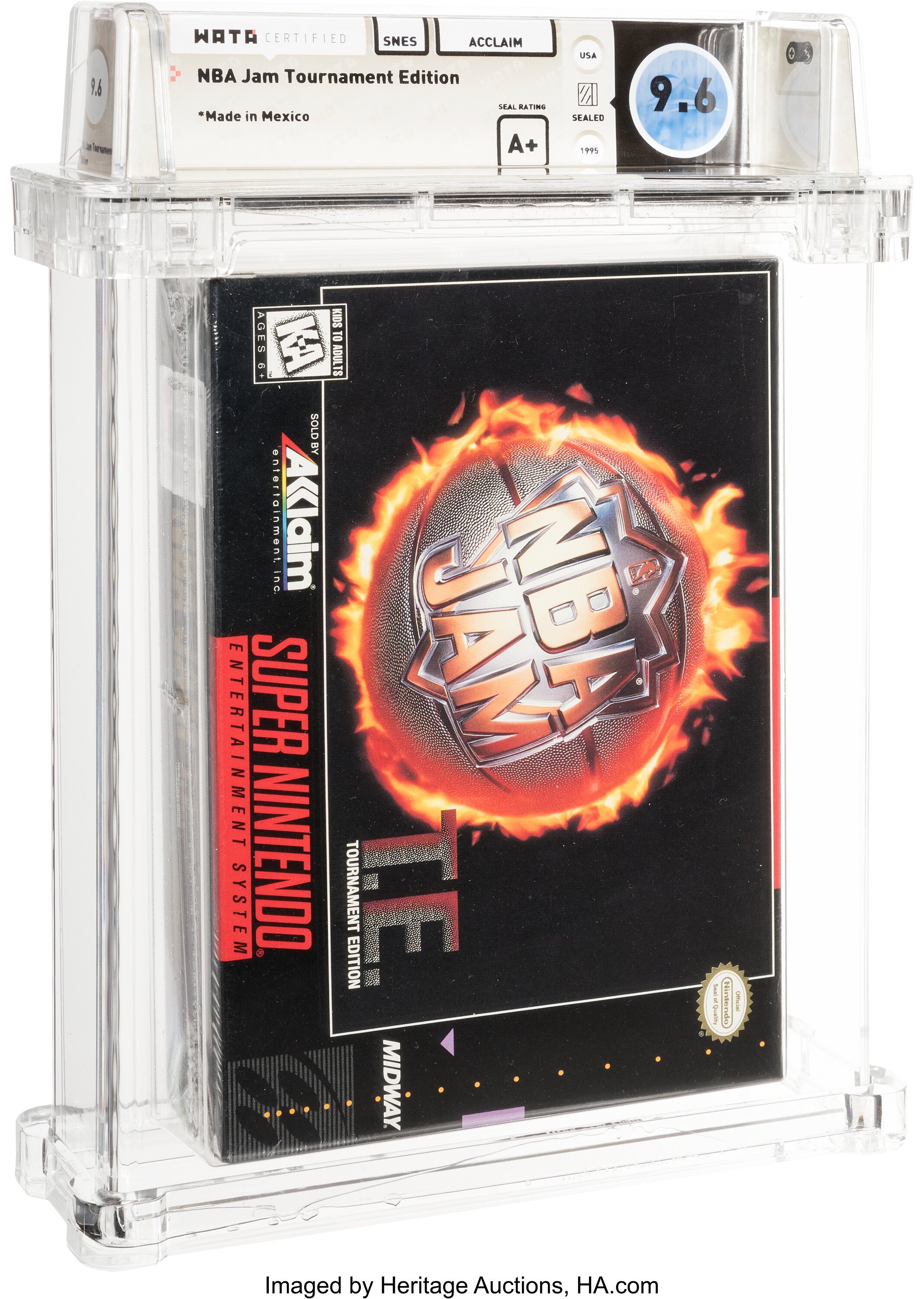 NBA Jam Tournament Edition Super Nintendo (SNES): PSA Pop Report + Loose / CIB / Sealed Prices 2026