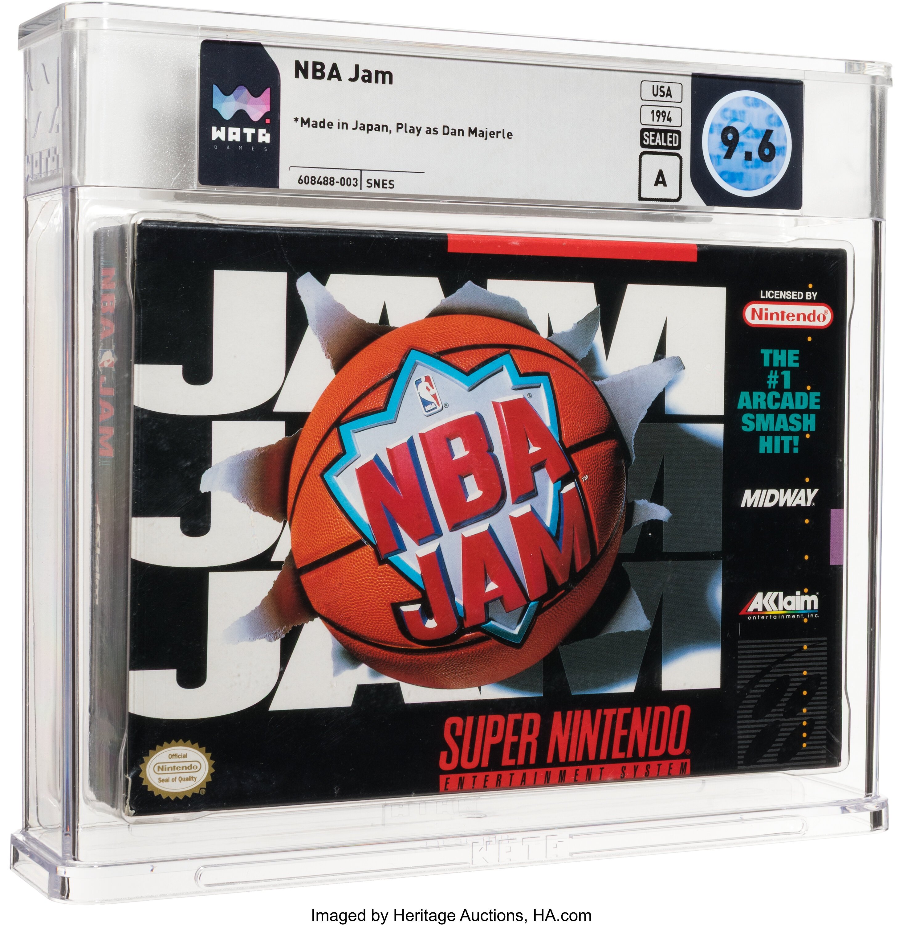 NBA Jam Super Nintendo (SNES): PSA Pop Report + Loose / CIB / Sealed Prices 2026
