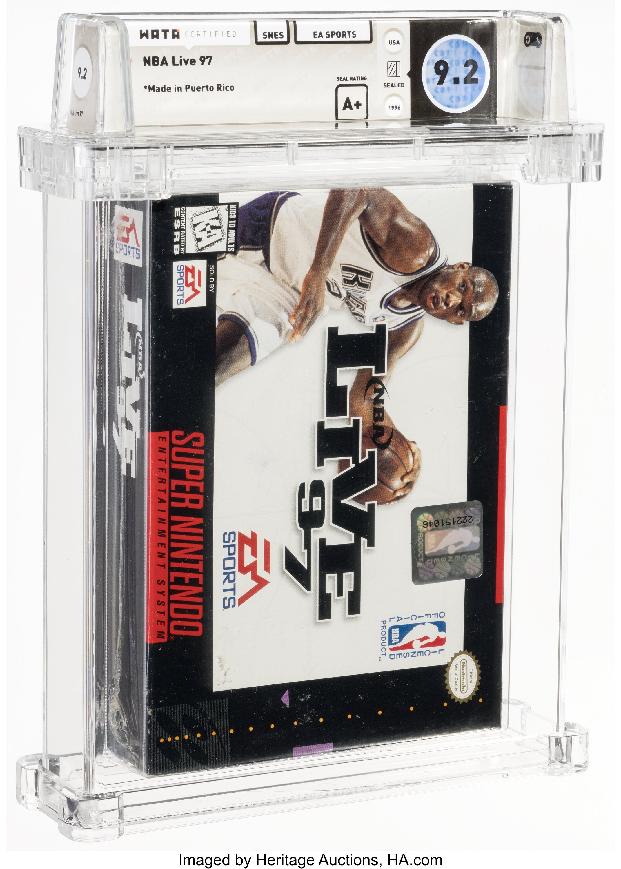 NBA Live 97 Super Nintendo (SNES): PSA Pop Report + Loose / CIB / Sealed Prices 2026
