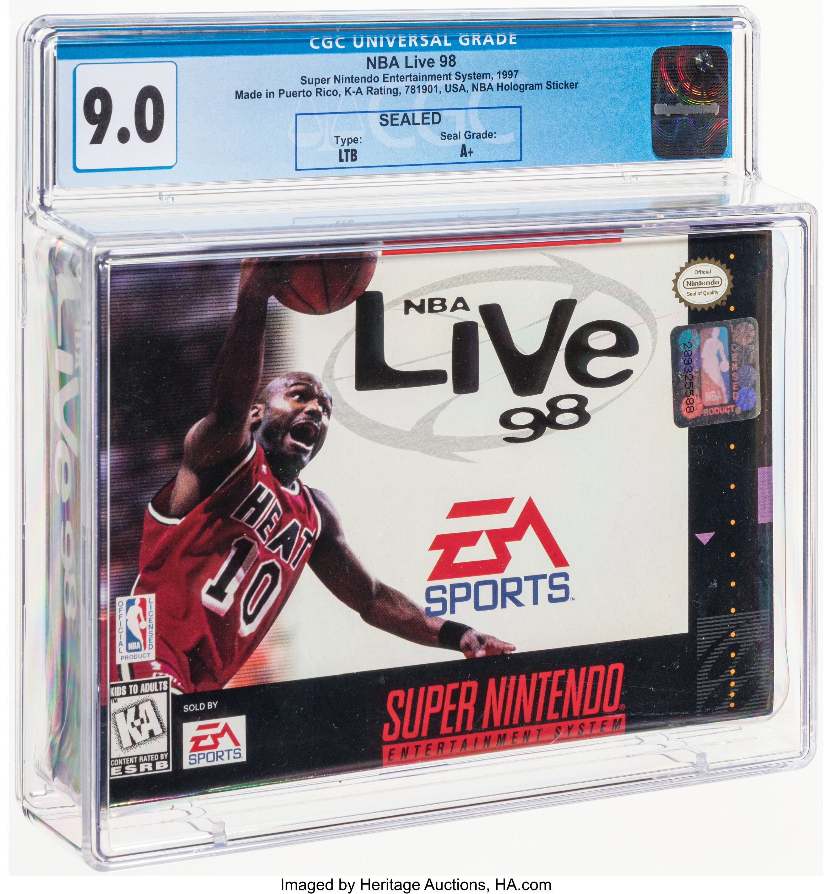 NBA Live 98 Super Nintendo (SNES): PSA Pop Report + Loose / CIB / Sealed Prices 2026