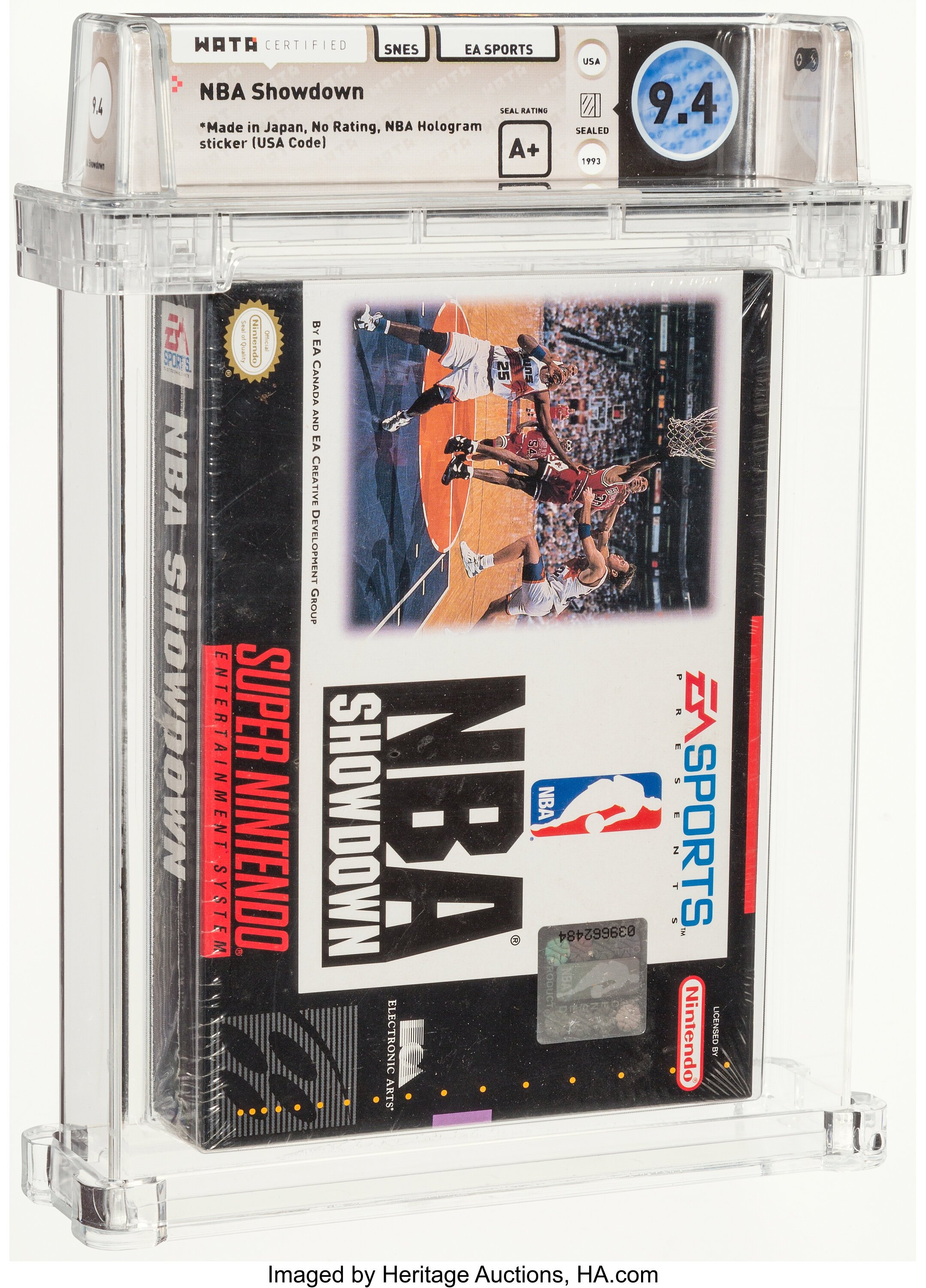 NBA Showdown Super Nintendo (SNES): PSA Pop Report + Loose / CIB / Sealed Prices 2026