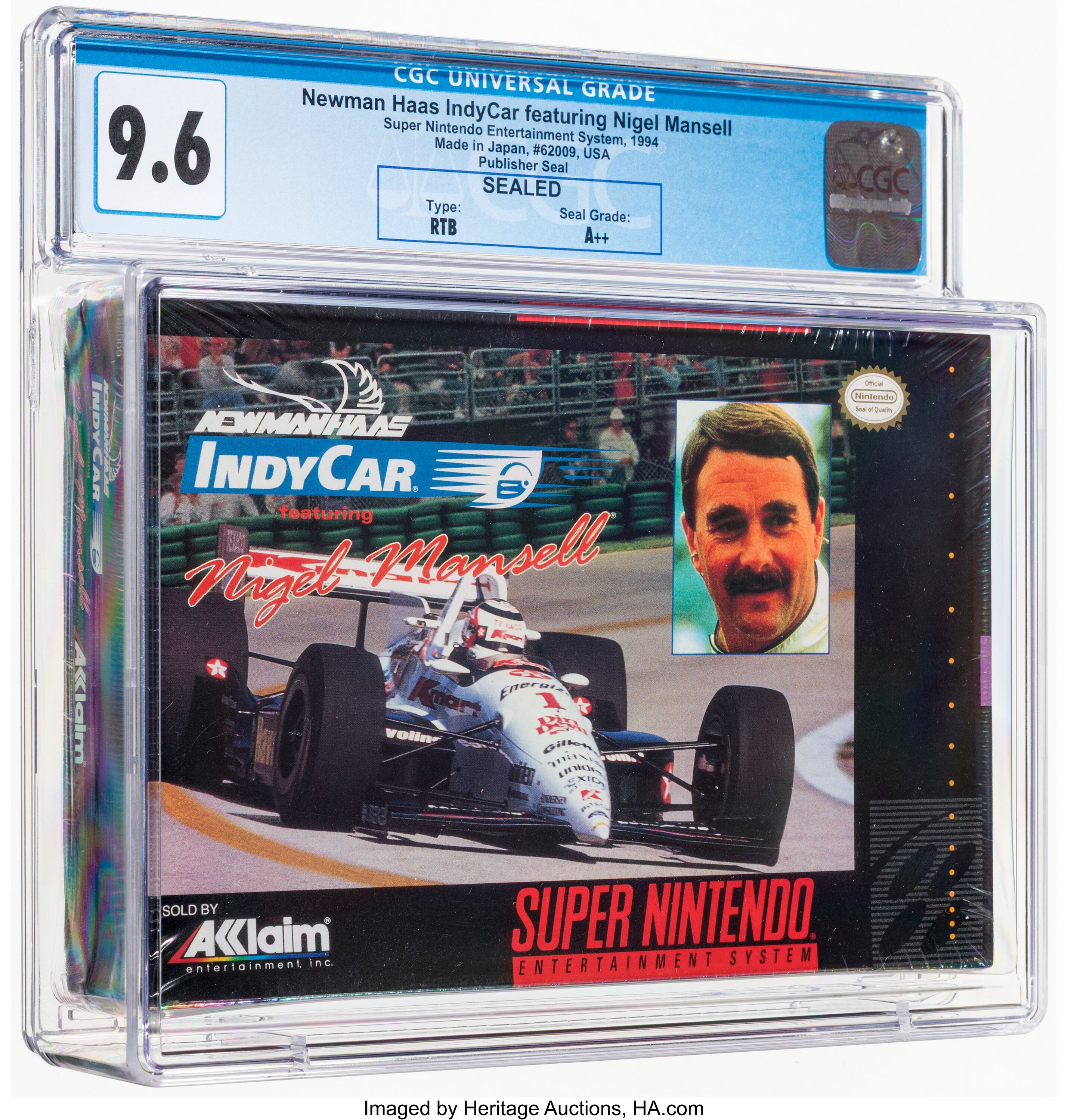 Newman/Haas IndyCar featuring Nigel Mansell Super Nintendo (SNES): PSA Pop Report + Loose / CIB / Sealed Prices 2026
