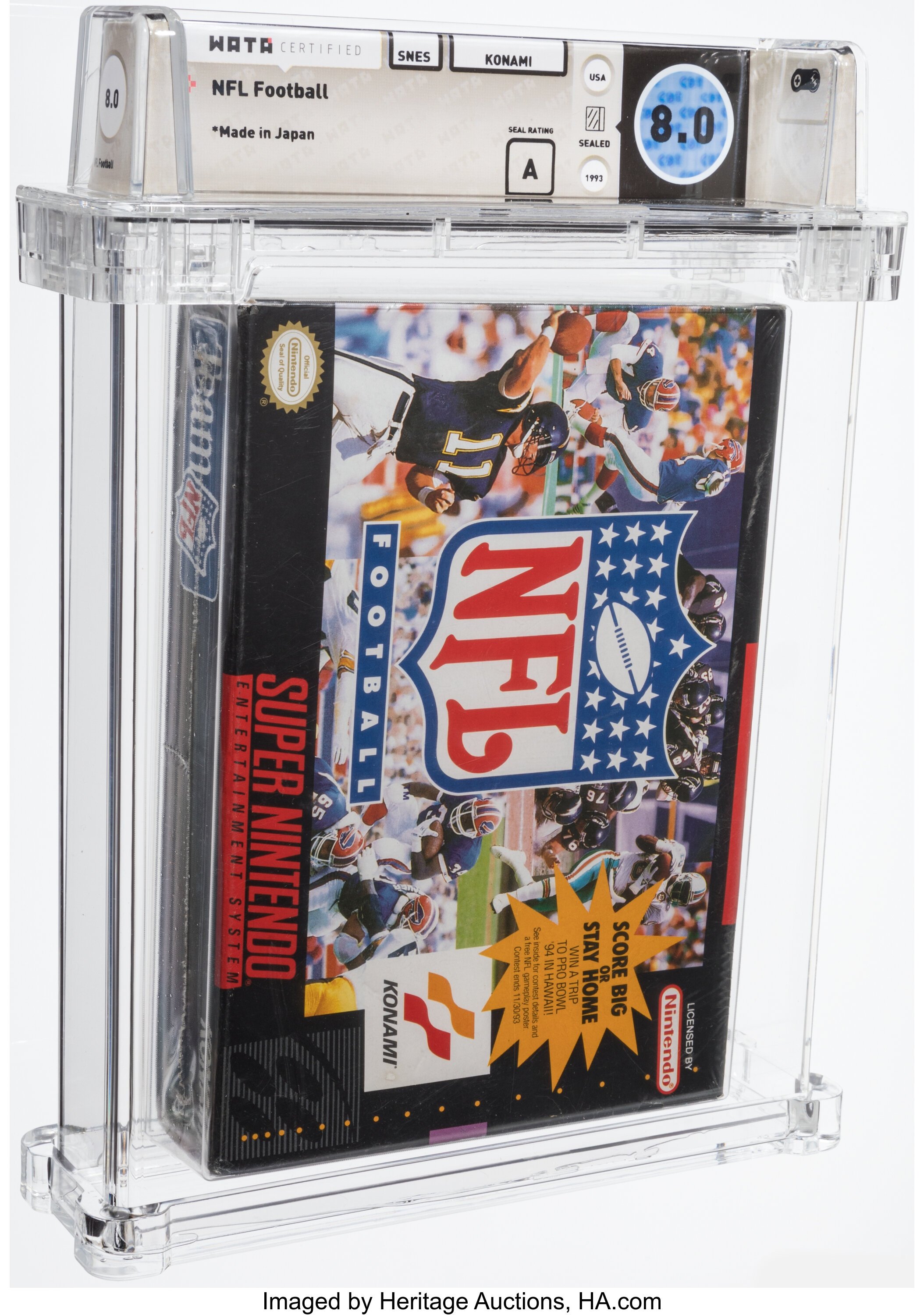 NFL Football Super Nintendo (SNES): PSA Pop Report + Loose / CIB / Sealed Prices 2026