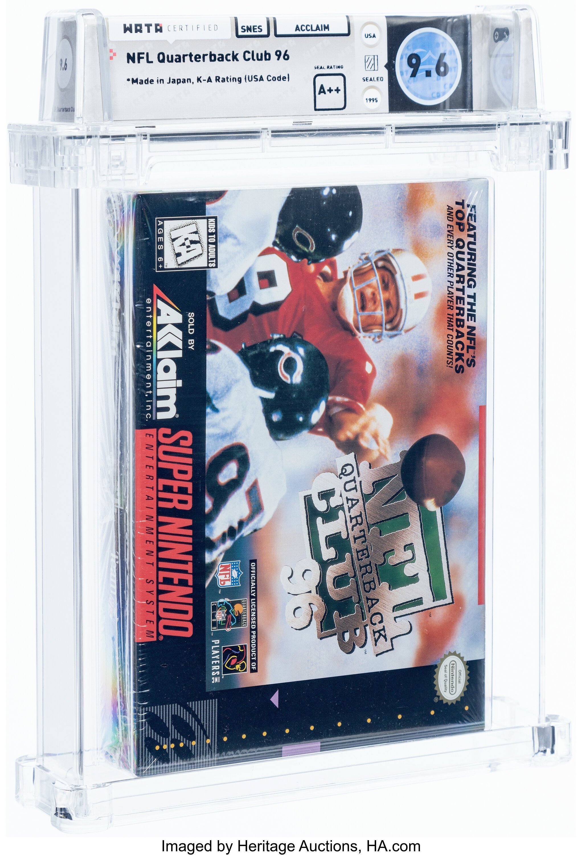 NFL Quarterback Club 96 Super Nintendo (SNES): PSA Pop Report + Loose / CIB / Sealed Prices 2026