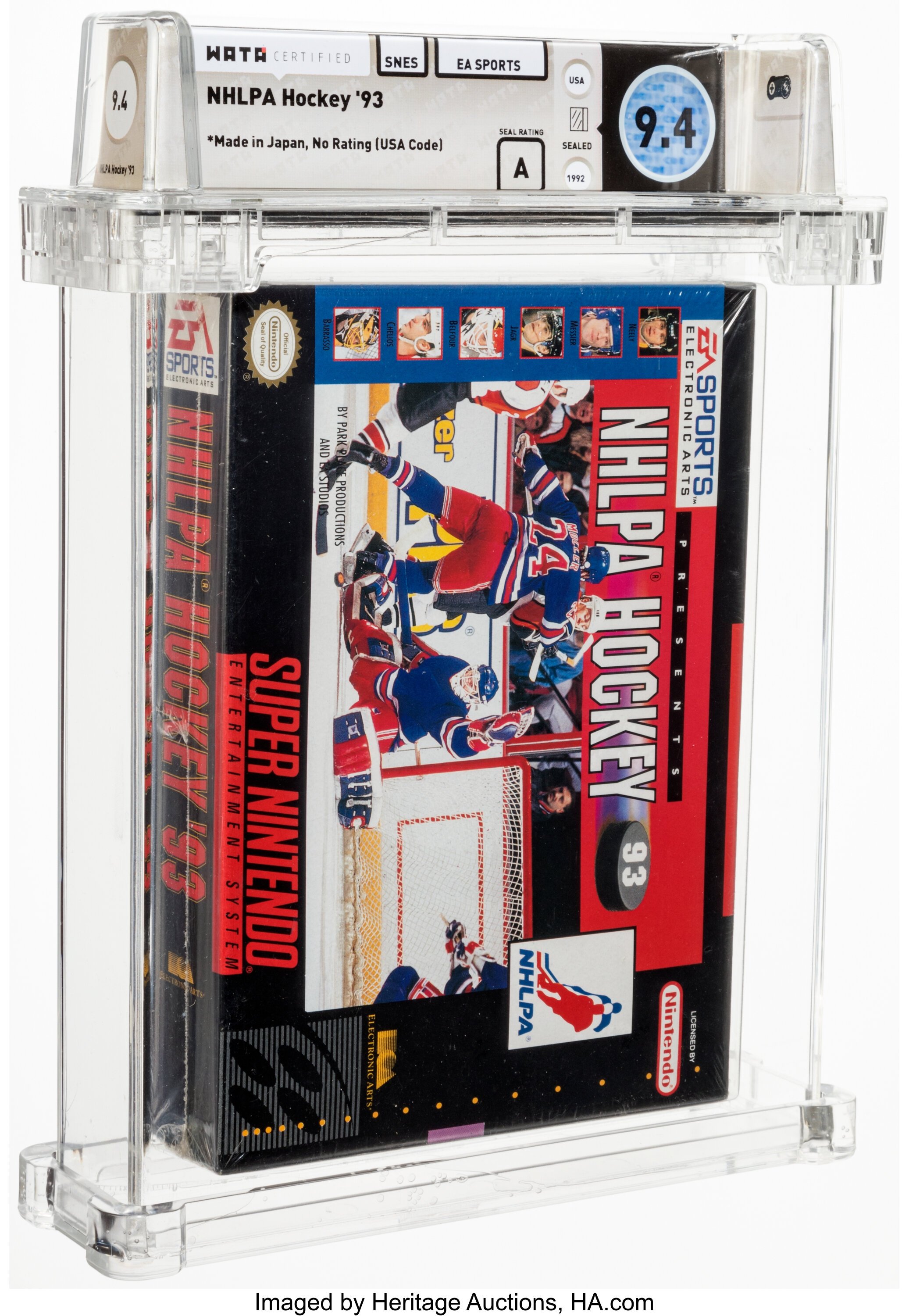 NHLPA Hockey 93 Super Nintendo (SNES): PSA Pop Report + Loose / CIB / Sealed Prices 2026