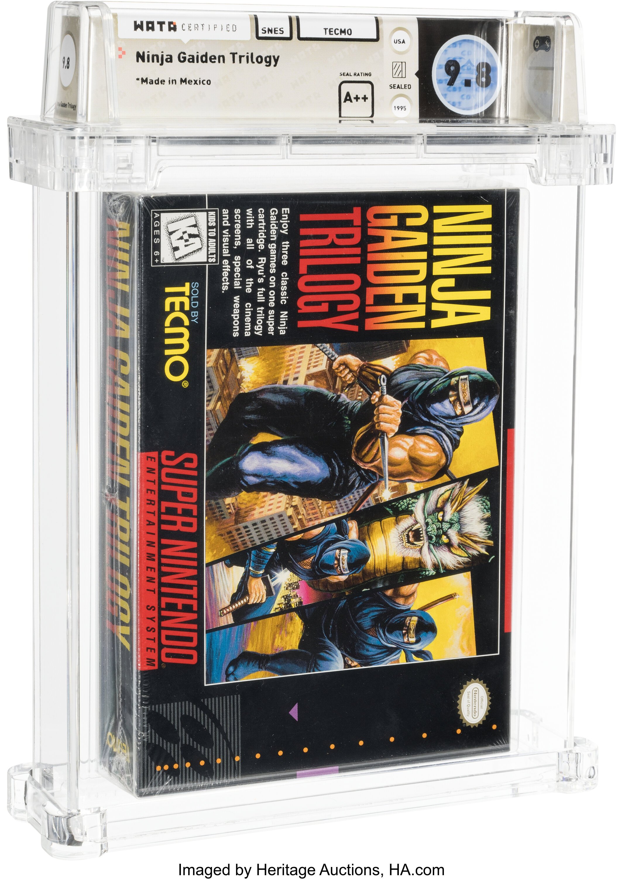 Ninja Gaiden Trilogy Super Nintendo (SNES): PSA Pop Report + Loose / CIB / Sealed Prices 2026