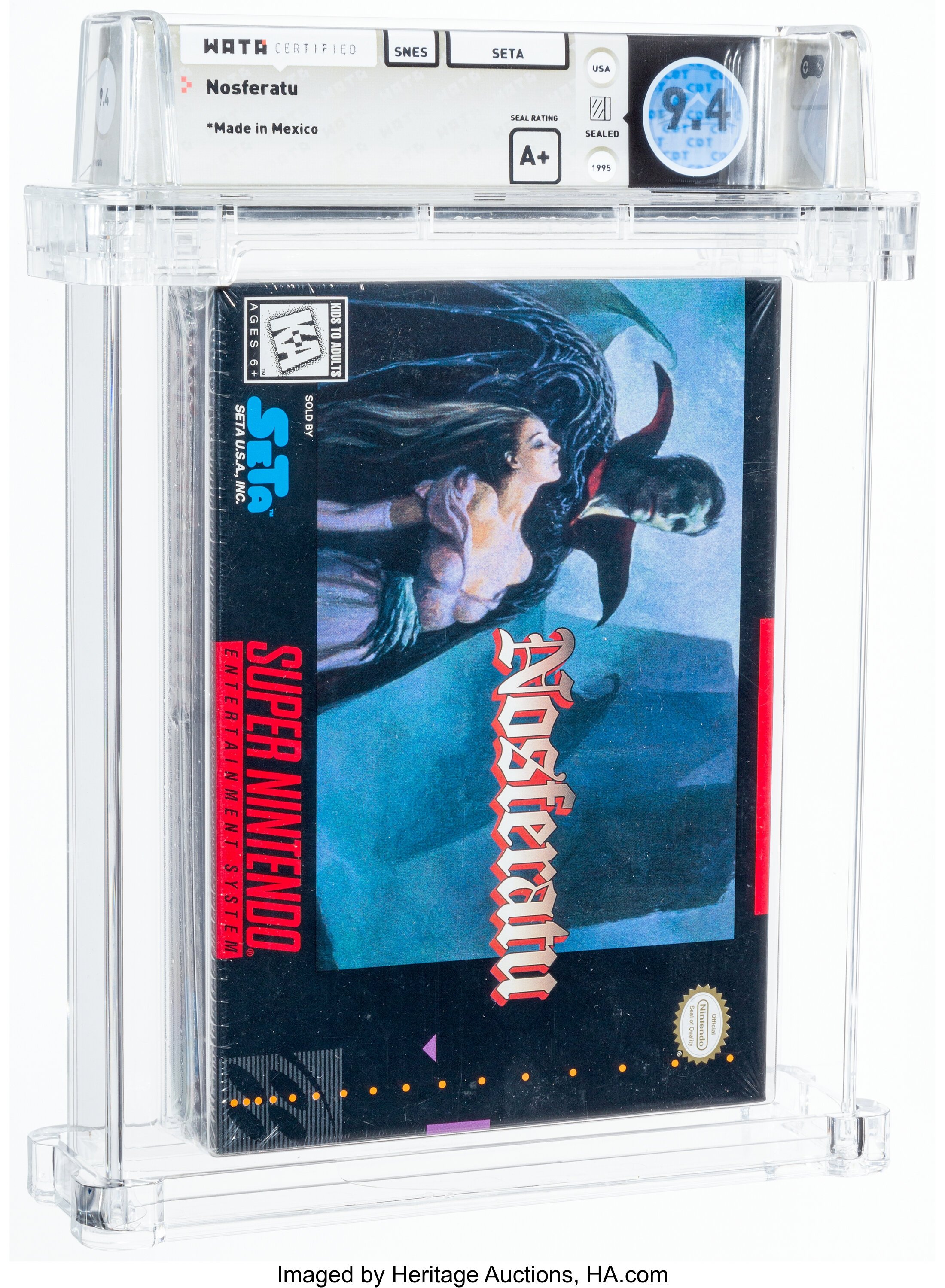 Nosferatu Super Nintendo (SNES): PSA Pop Report + Loose / CIB / Sealed Prices 2026