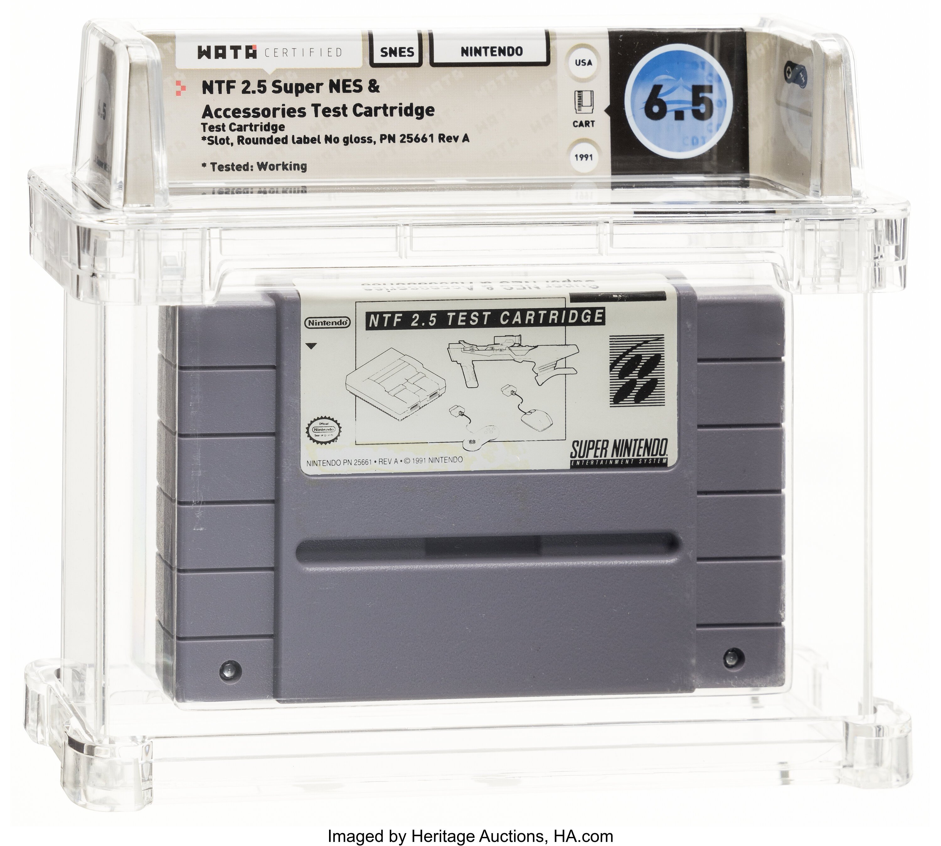 NTF 2.5 Super NES & Accessories Test Cartridge Super Nintendo (SNES): PSA Pop Report + Loose / CIB / Sealed Prices 2026