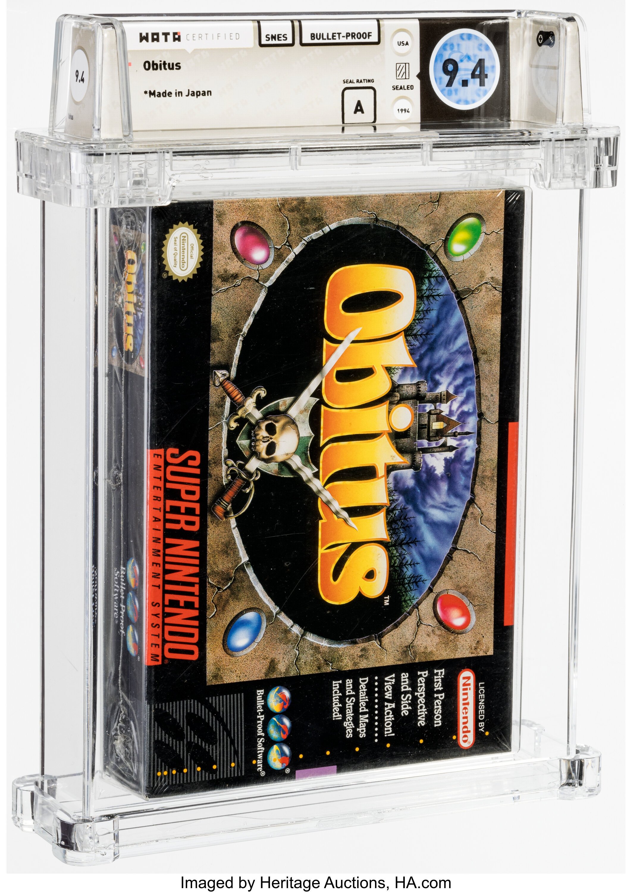 Obitus Super Nintendo (SNES): PSA Pop Report + Loose / CIB / Sealed Prices 2026
