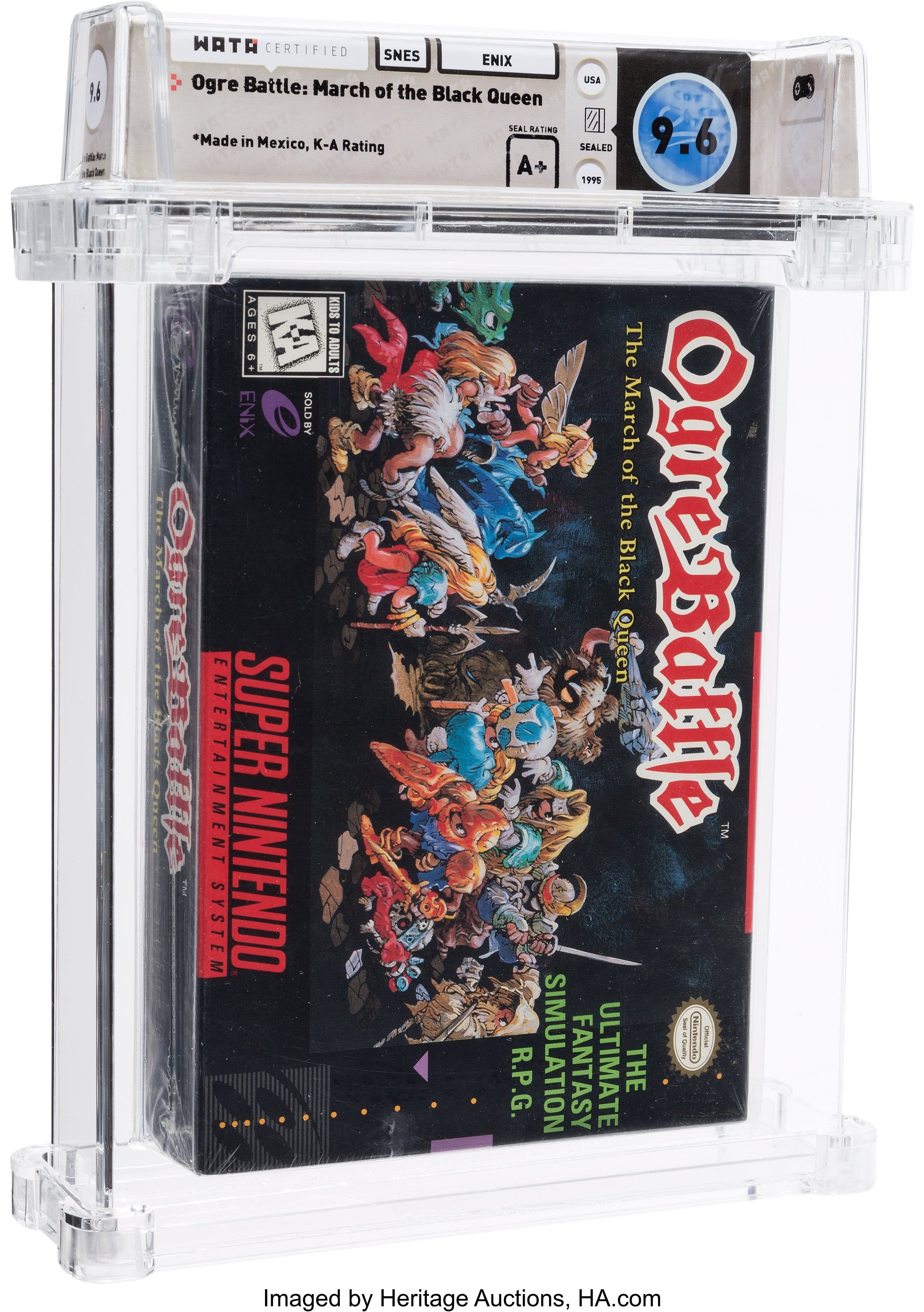 Ogre Battle: March of the Black Queen Super Nintendo (SNES): PSA Pop Report + Loose / CIB / Sealed Prices 2026