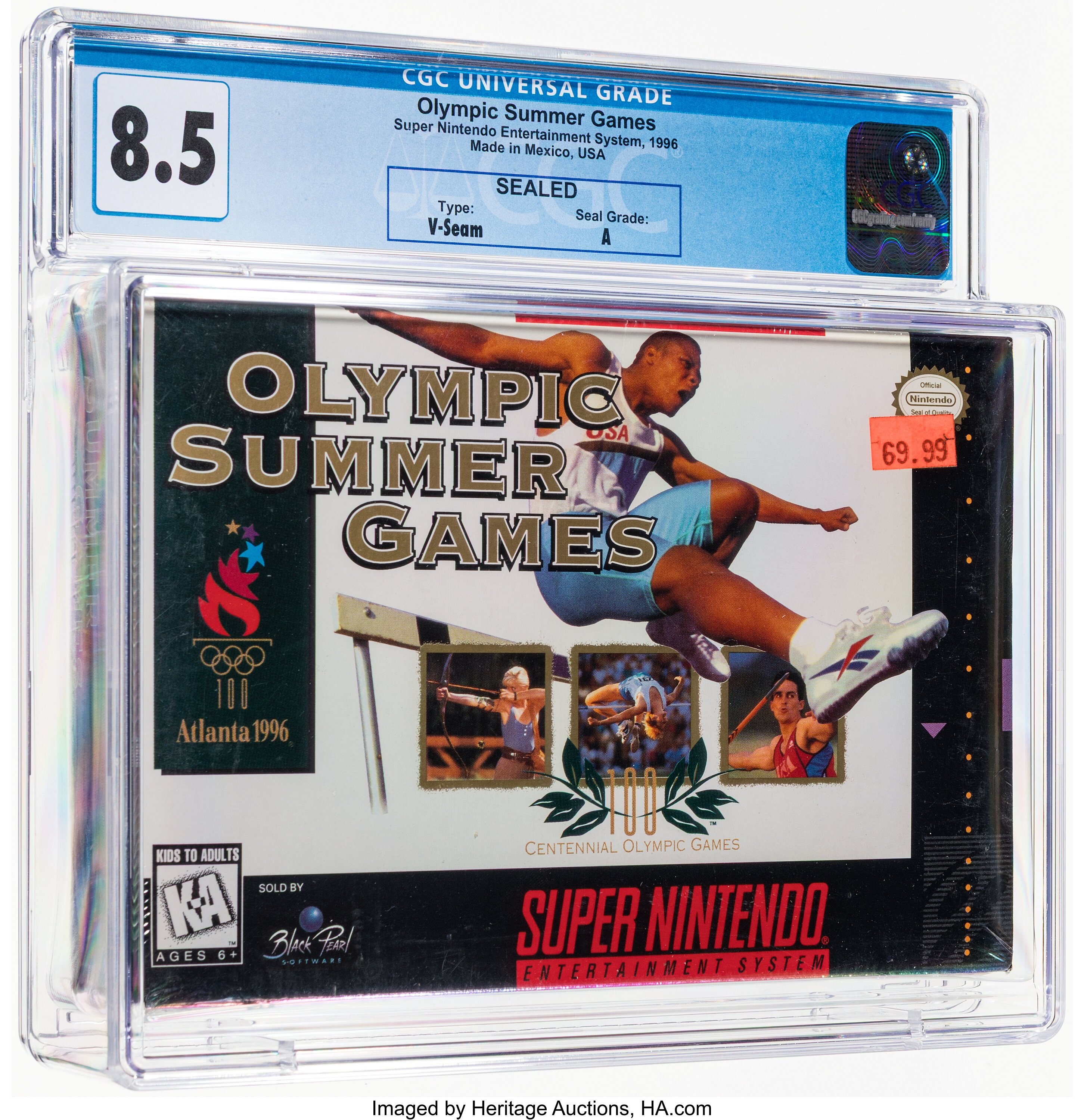 Olympic Summer Games Super Nintendo (SNES): PSA Pop Report + Loose / CIB / Sealed Prices 2026