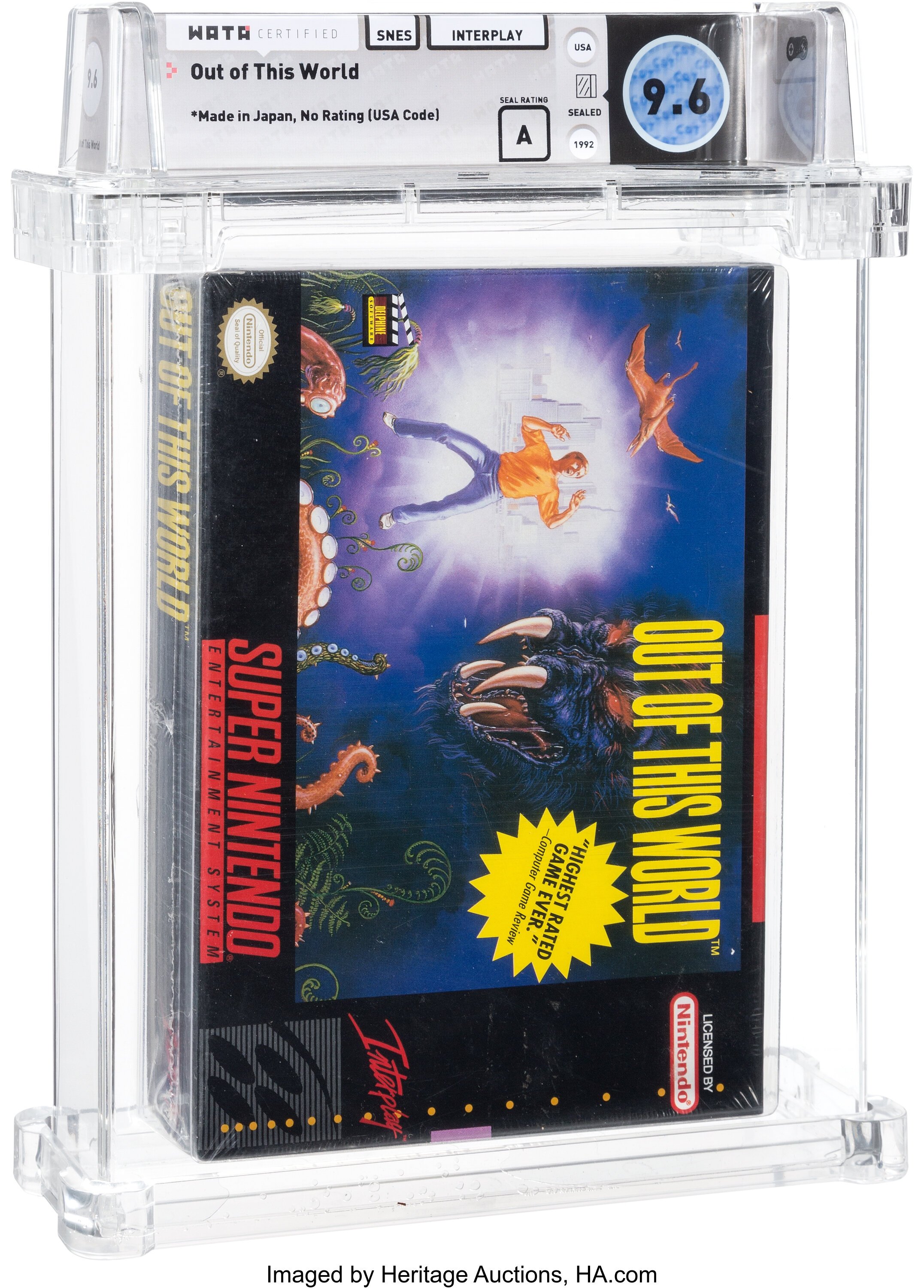Out of This World Super Nintendo (SNES): PSA Pop Report + Loose / CIB / Sealed Prices 2026