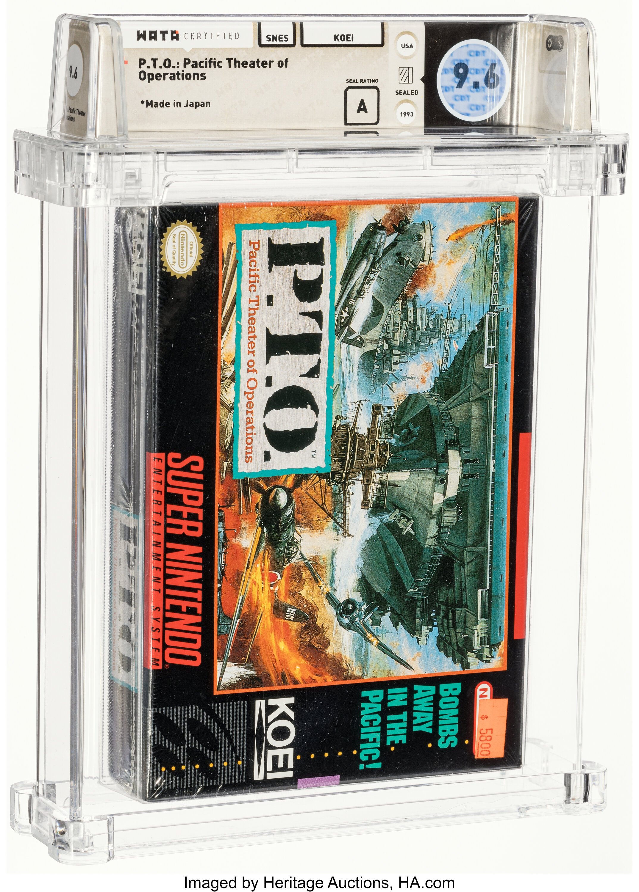 P.T.O.: Pacific Theater of Operations Super Nintendo (SNES): PSA Pop Report + Loose / CIB / Sealed Prices 2026