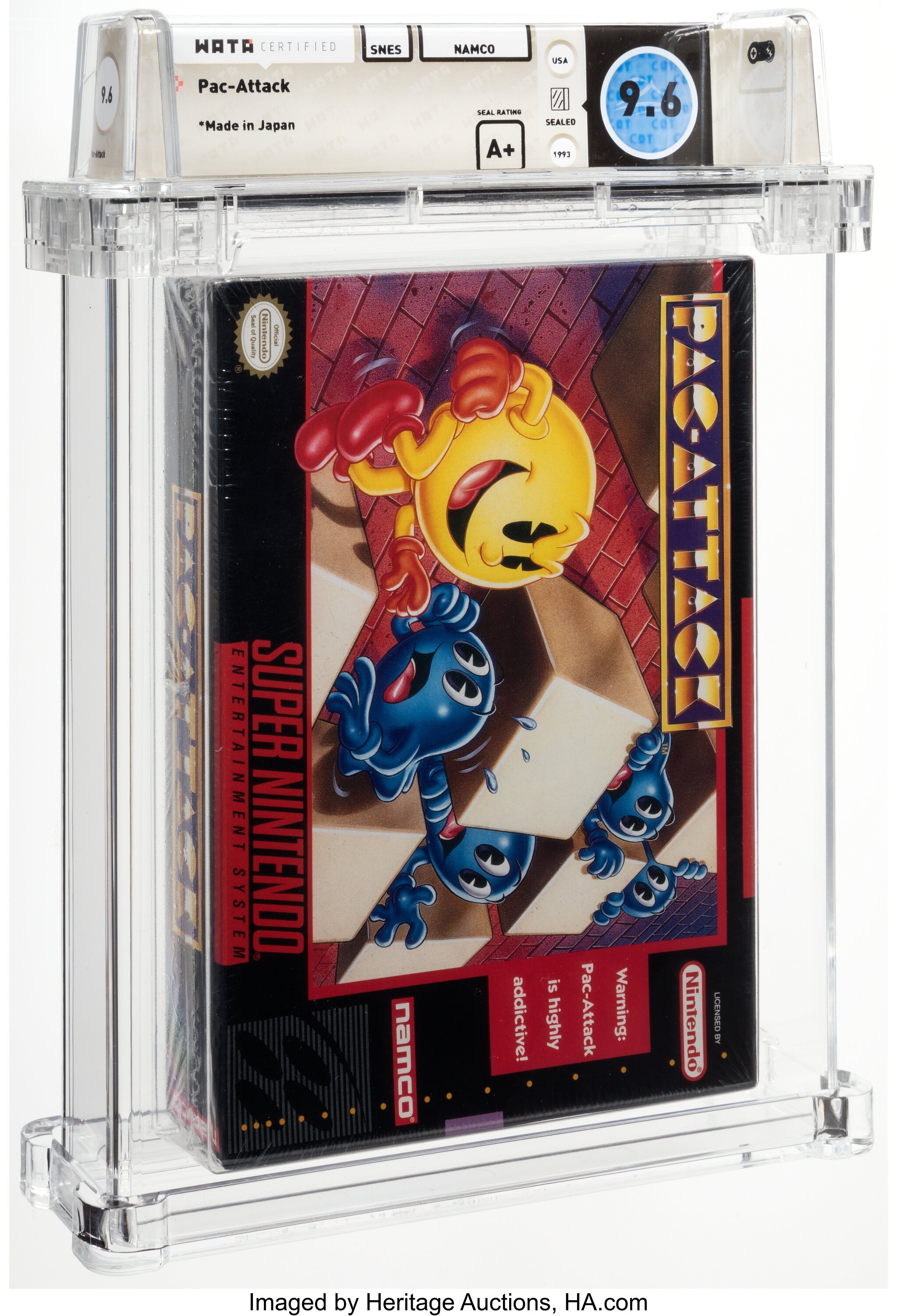 Pac-Attack Super Nintendo (SNES): PSA Pop Report + Loose / CIB / Sealed Prices 2026
