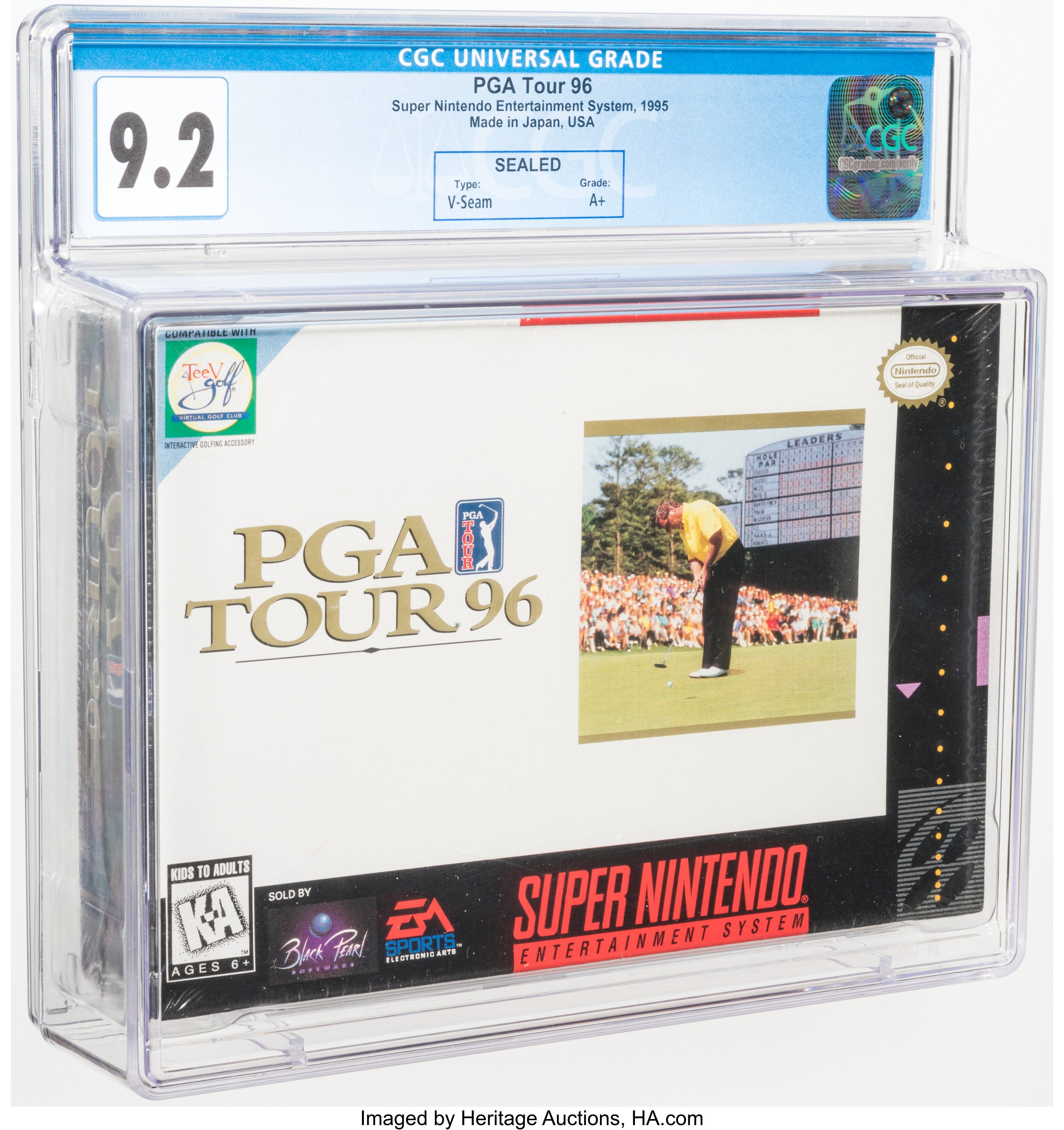 PGA Tour 96 Super Nintendo (SNES): PSA Pop Report + Loose / CIB / Sealed Prices 2026