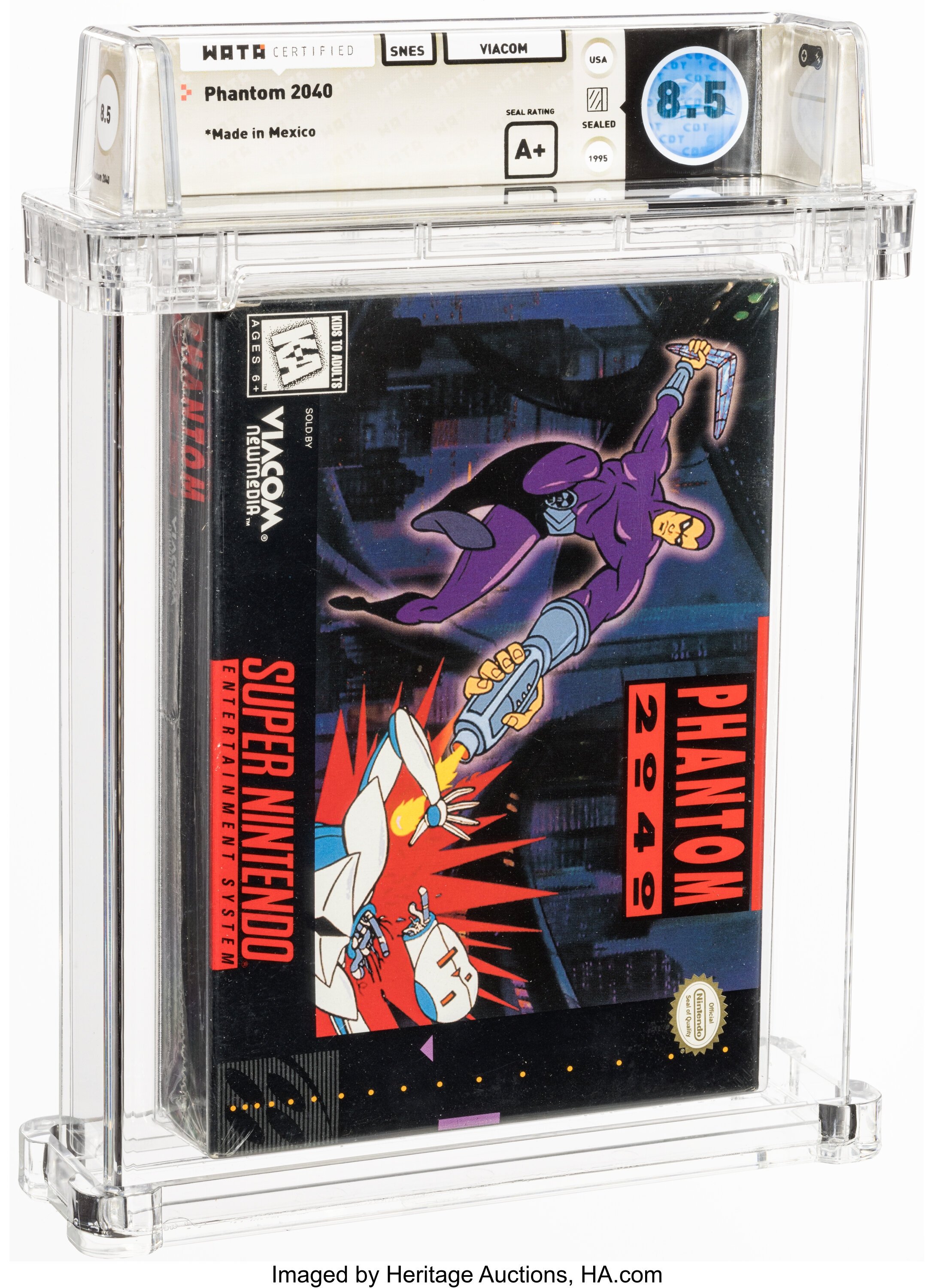 Phantom 2040 Super Nintendo (SNES): PSA Pop Report + Loose / CIB / Sealed Prices 2026