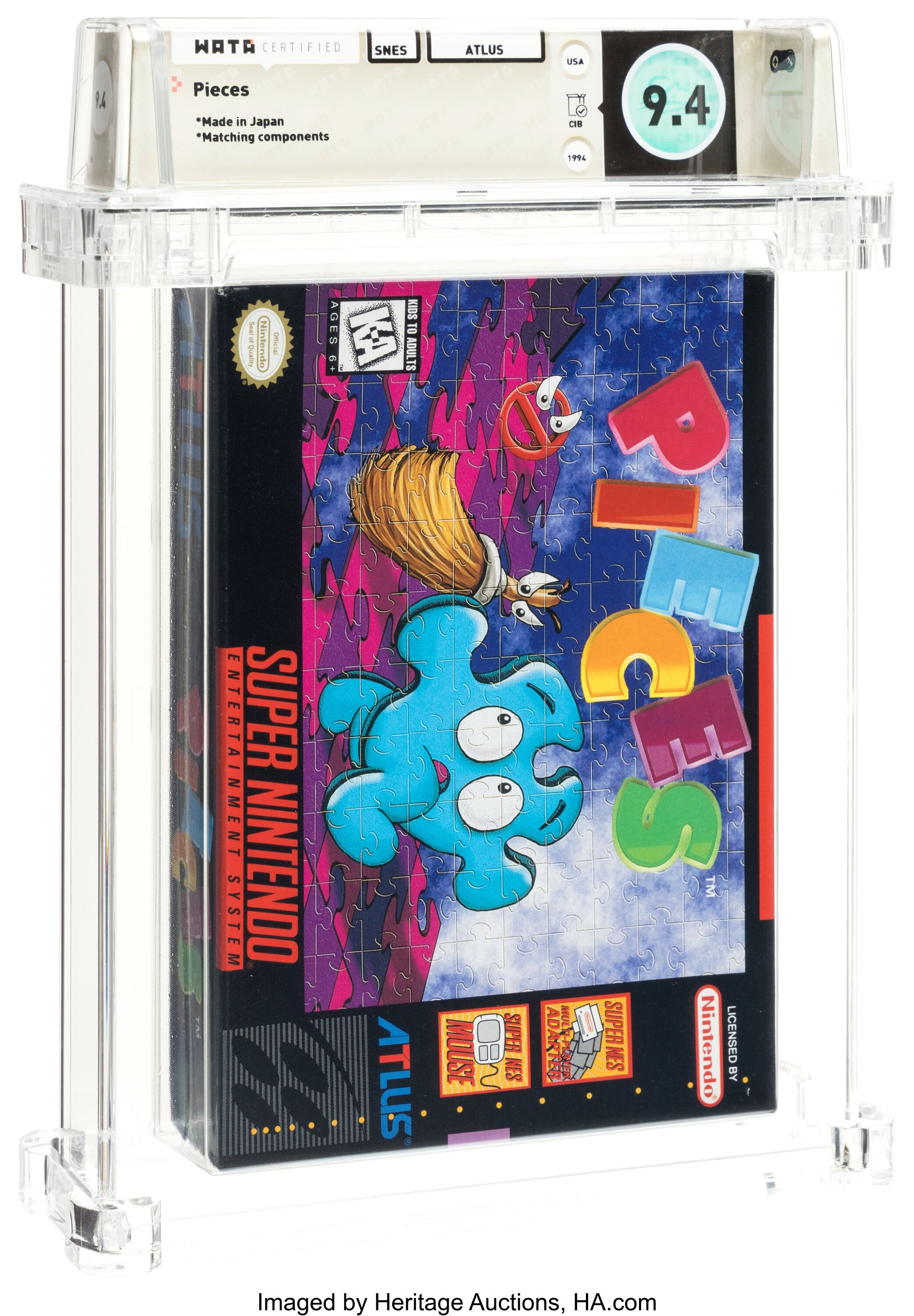 Pieces Super Nintendo (SNES): PSA Pop Report + Loose / CIB / Sealed Prices 2026