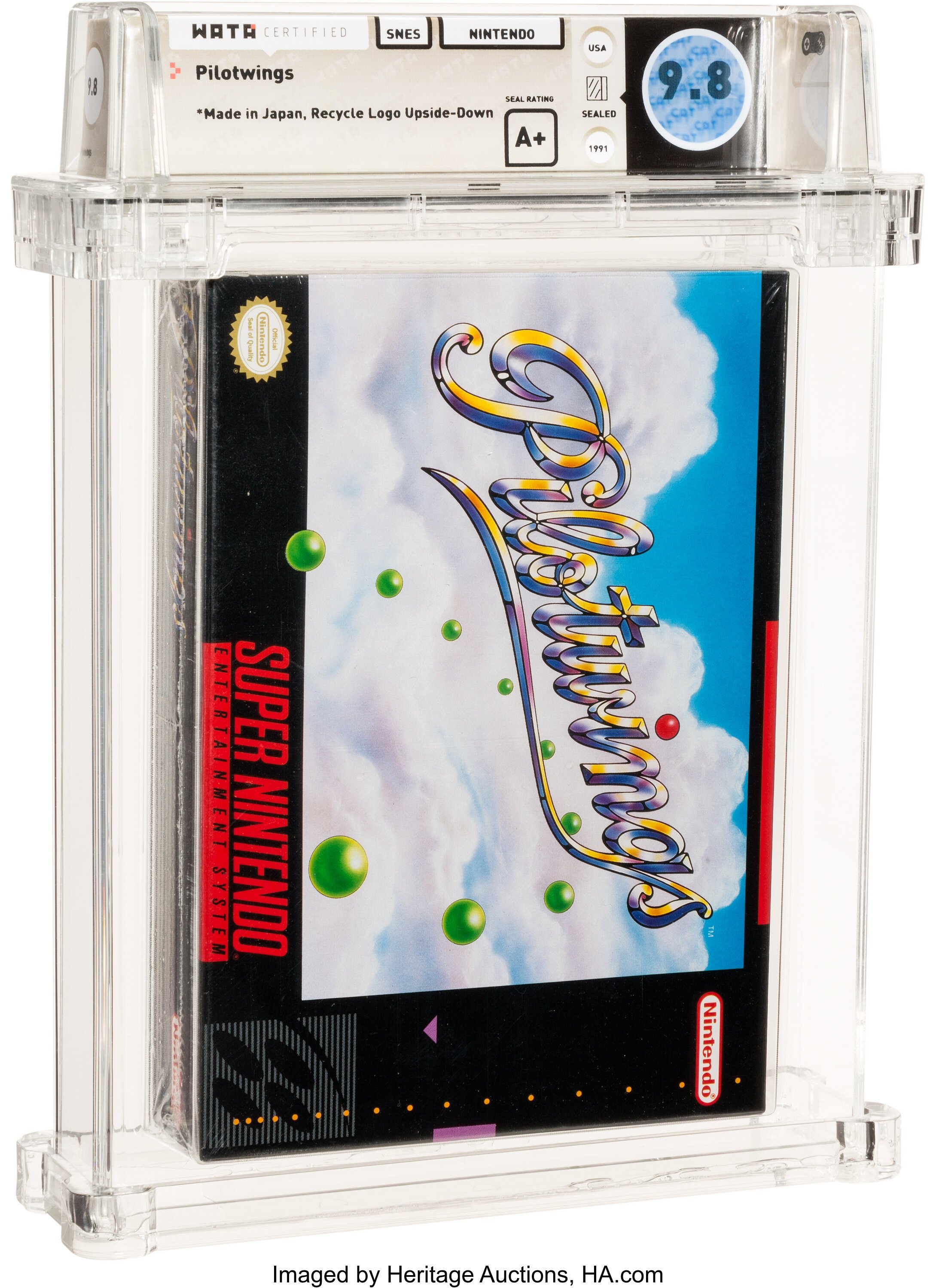 Pilotwings Super Nintendo (SNES): PSA Pop Report + Loose / CIB / Sealed Prices 2026