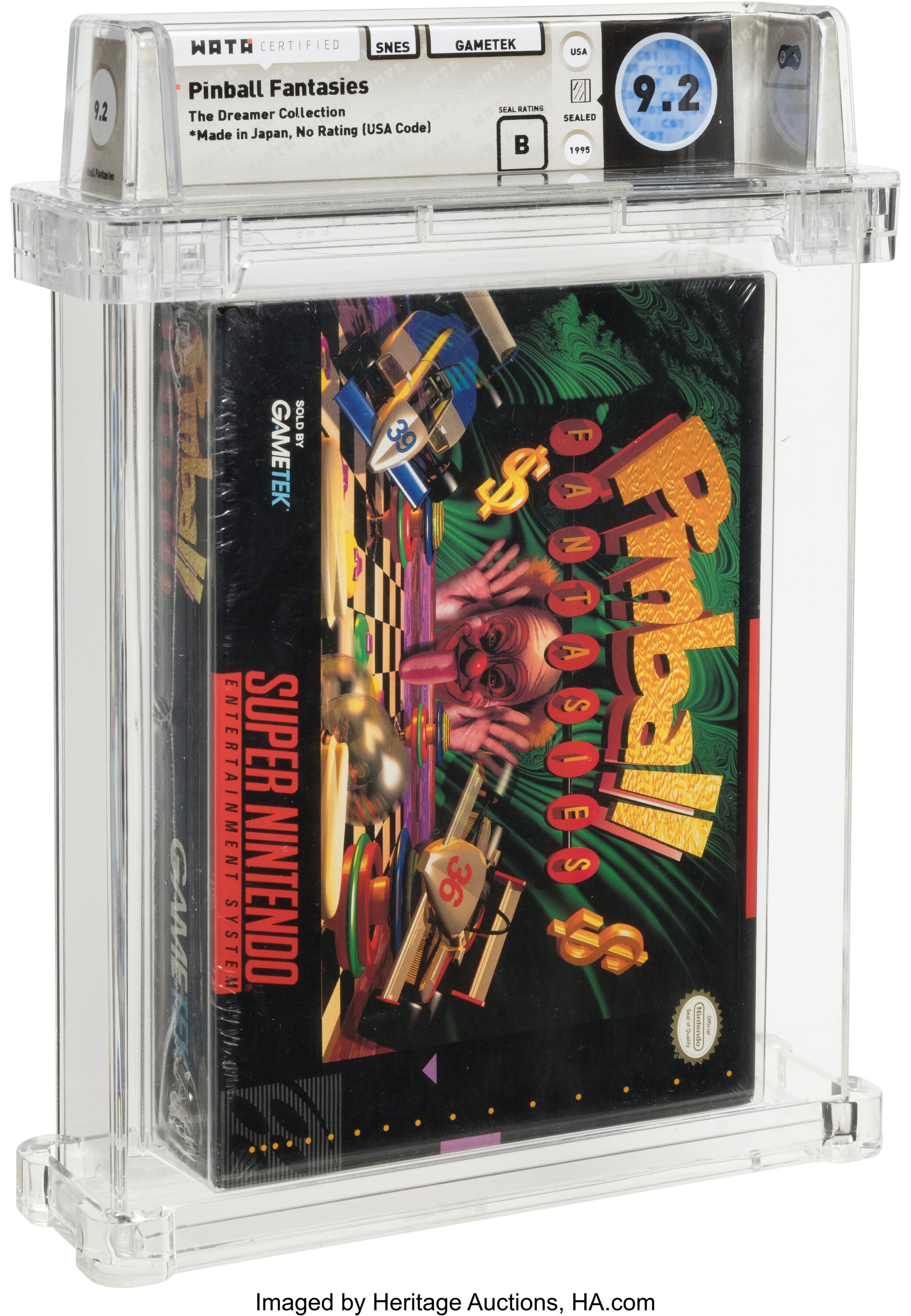 Pinball Fantasies Super Nintendo (SNES): PSA Pop Report + Loose / CIB / Sealed Prices 2026