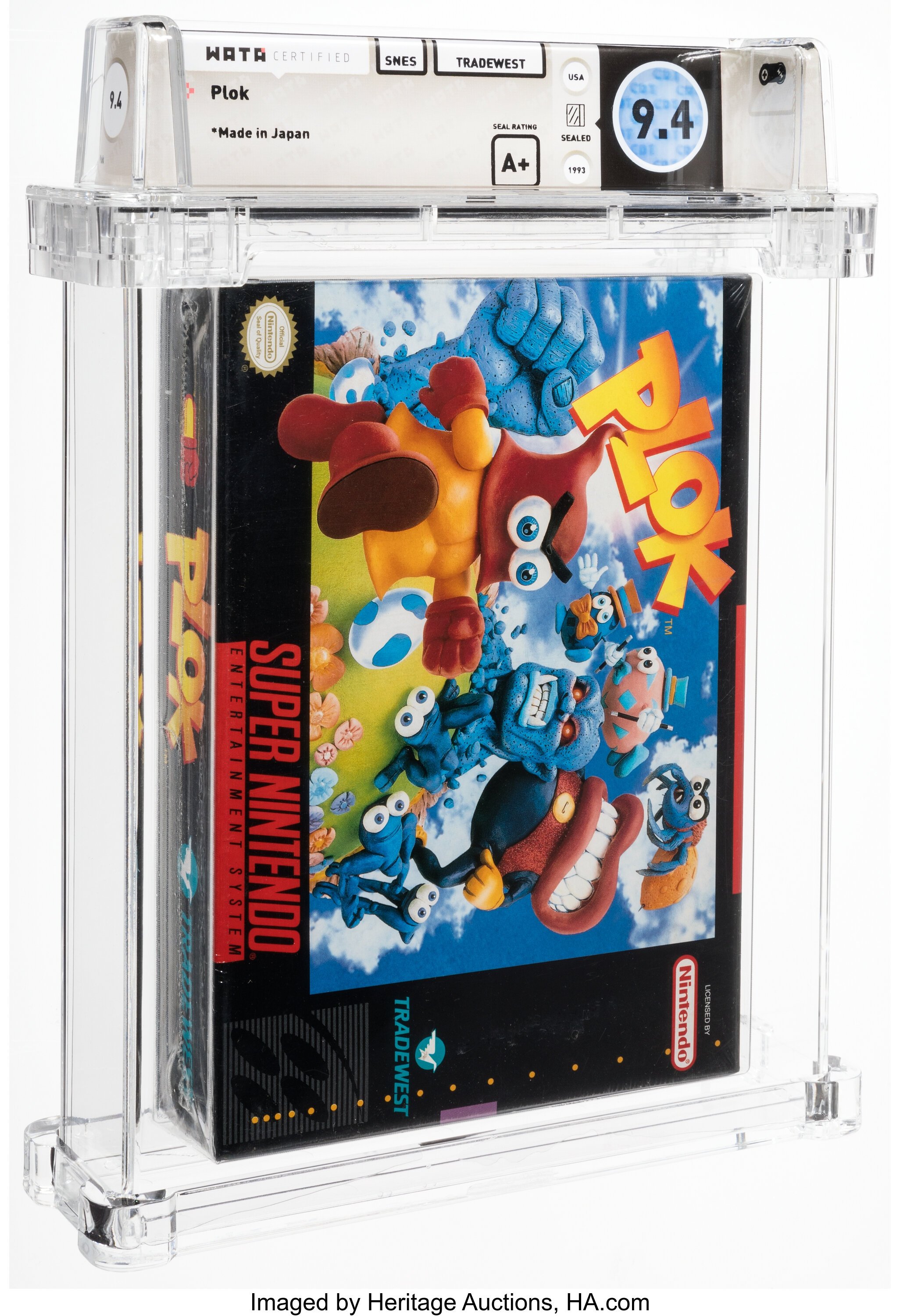 Plok Super Nintendo (SNES): PSA Pop Report + Loose / CIB / Sealed Prices 2026