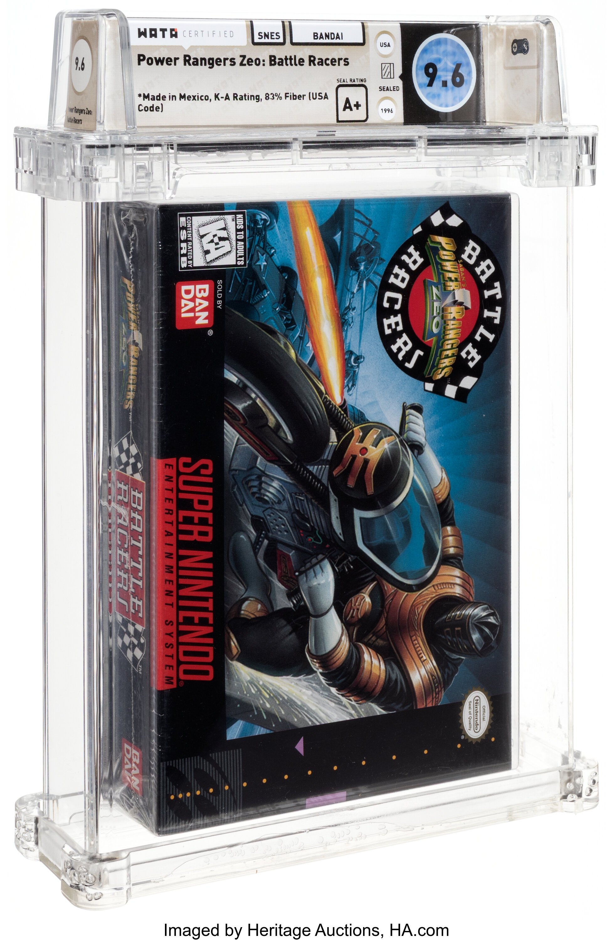Power Rangers Zeo: Battle Racers Super Nintendo (SNES): PSA Pop Report + Loose / CIB / Sealed Prices 2026