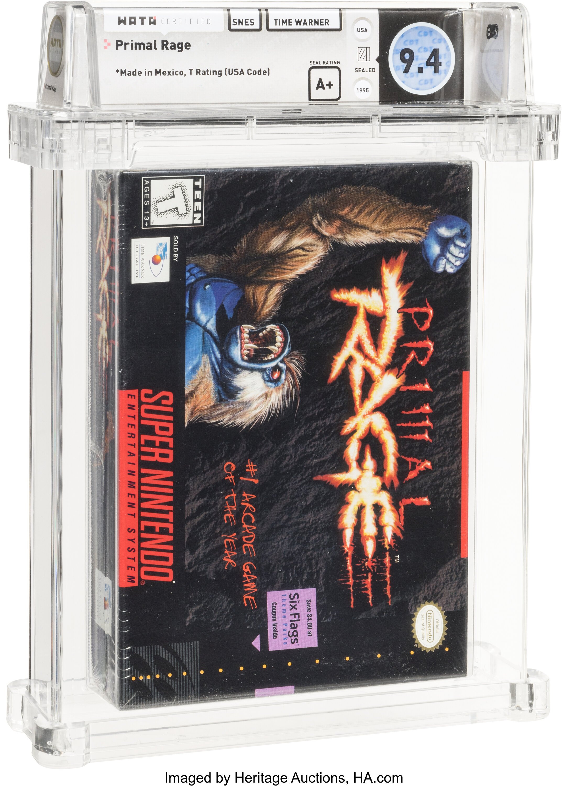 Primal Rage Super Nintendo (SNES): PSA Pop Report + Loose / CIB / Sealed Prices 2026