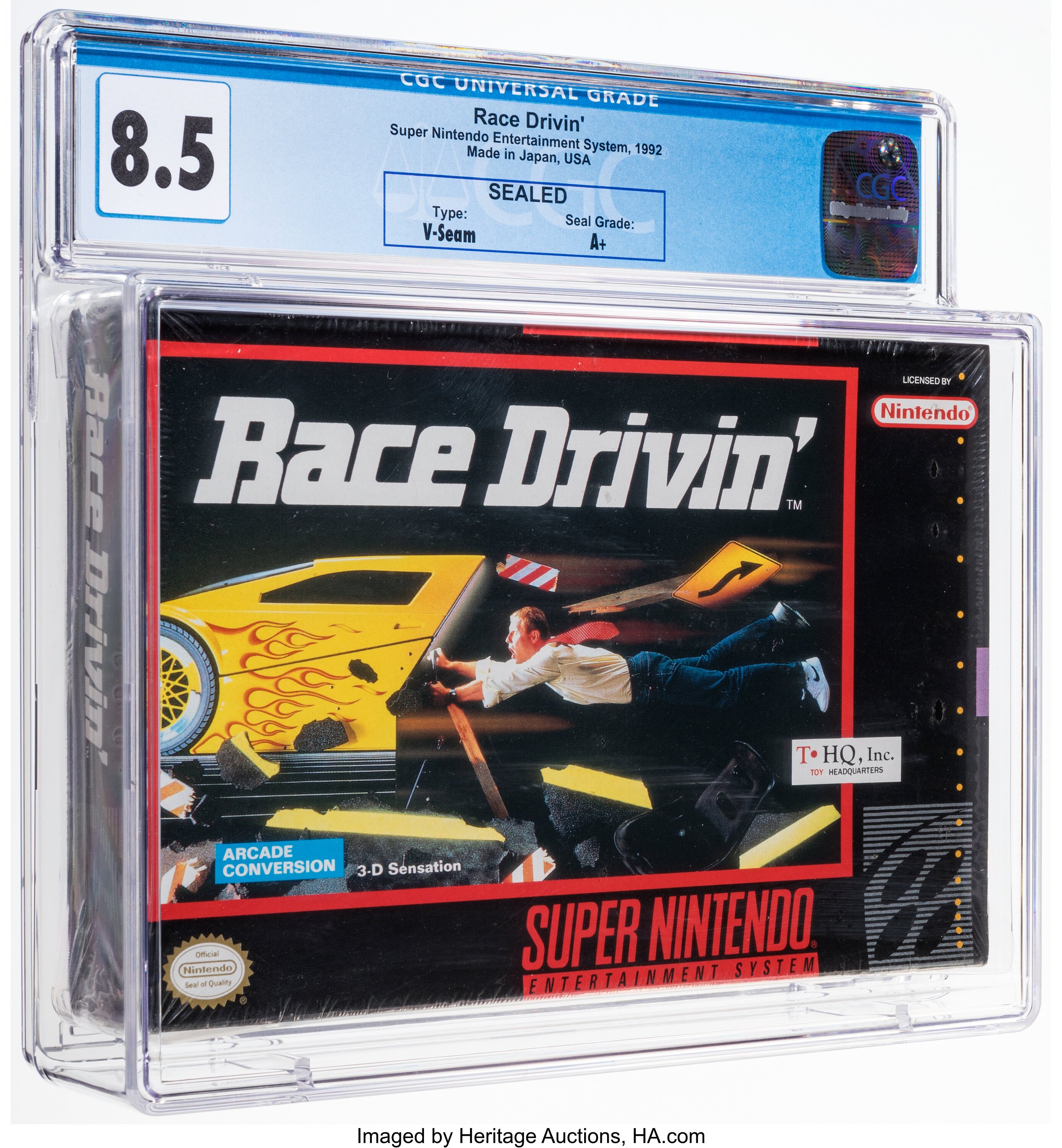 Race Drivin' Super Nintendo (SNES): PSA Pop Report + Loose / CIB / Sealed Prices 2026