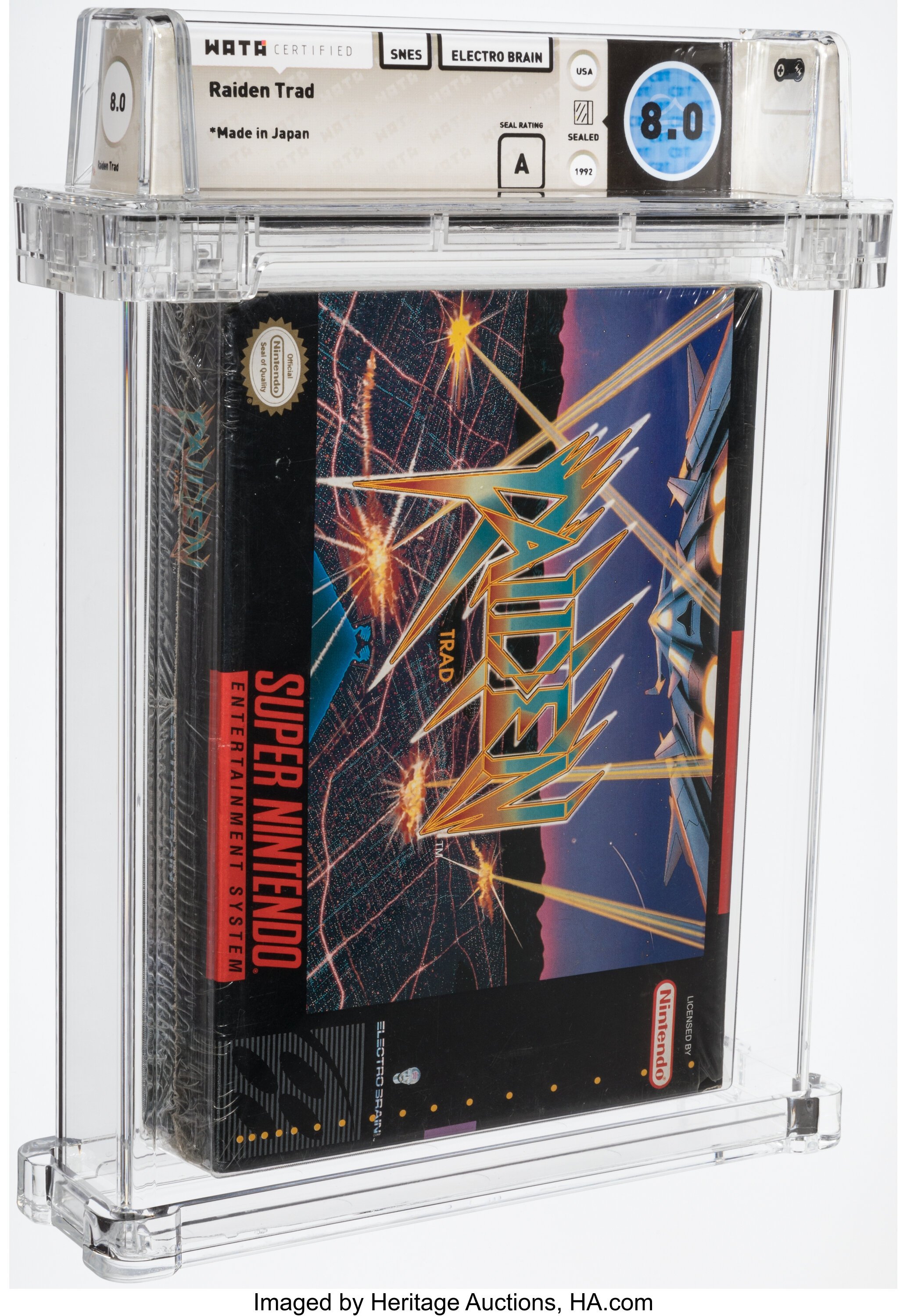 Raiden Trad Super Nintendo (SNES): PSA Pop Report + Loose / CIB / Sealed Prices 2026