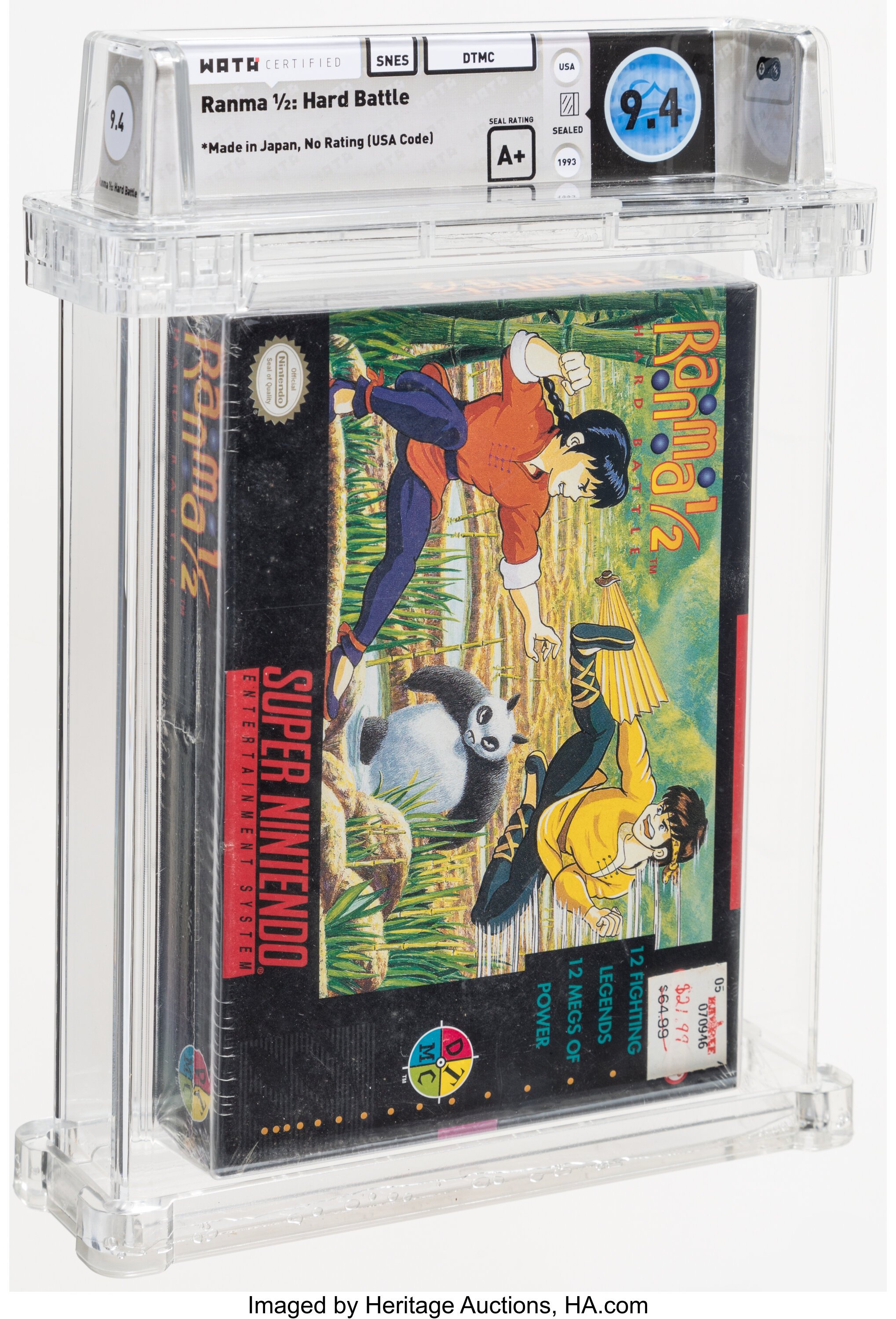 Ranma ½: Hard Battle Super Nintendo (SNES): PSA Pop Report + Loose / CIB / Sealed Prices 2026