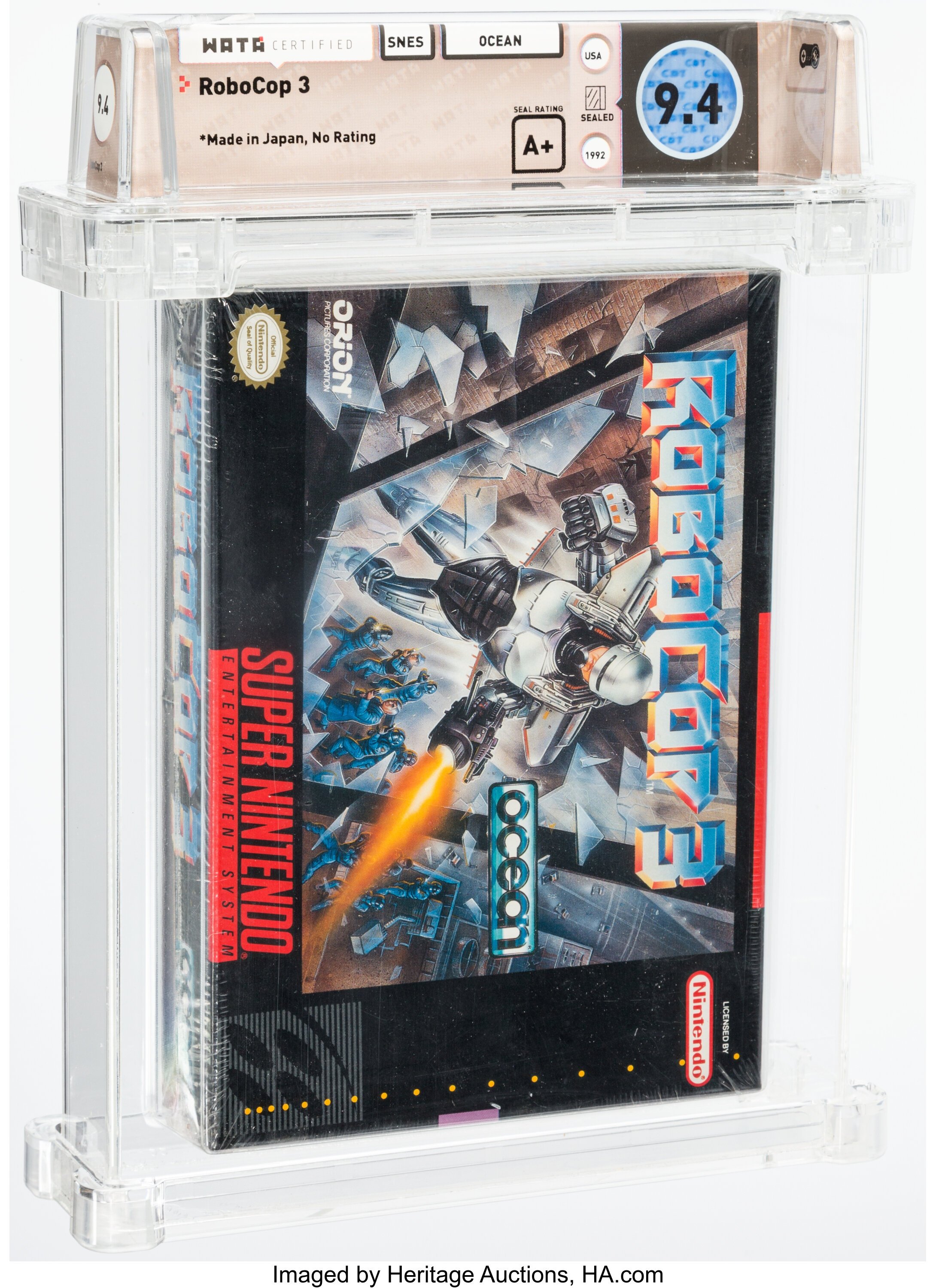 RoboCop 3 Super Nintendo (SNES): PSA Pop Report + Loose / CIB / Sealed Prices 2026