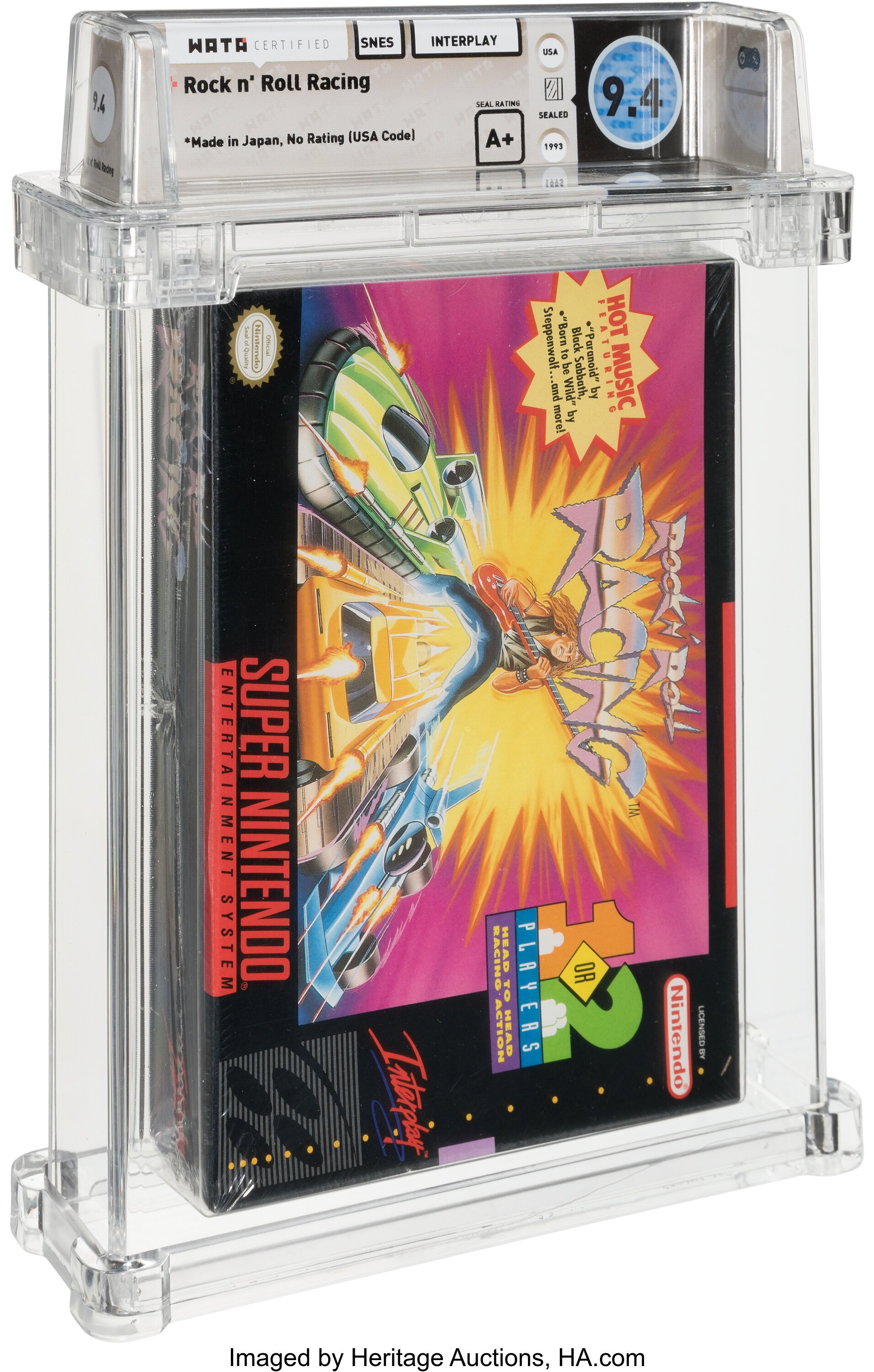 Rock n' Roll Racing Super Nintendo (SNES): PSA Pop Report + Loose / CIB / Sealed Prices 2026
