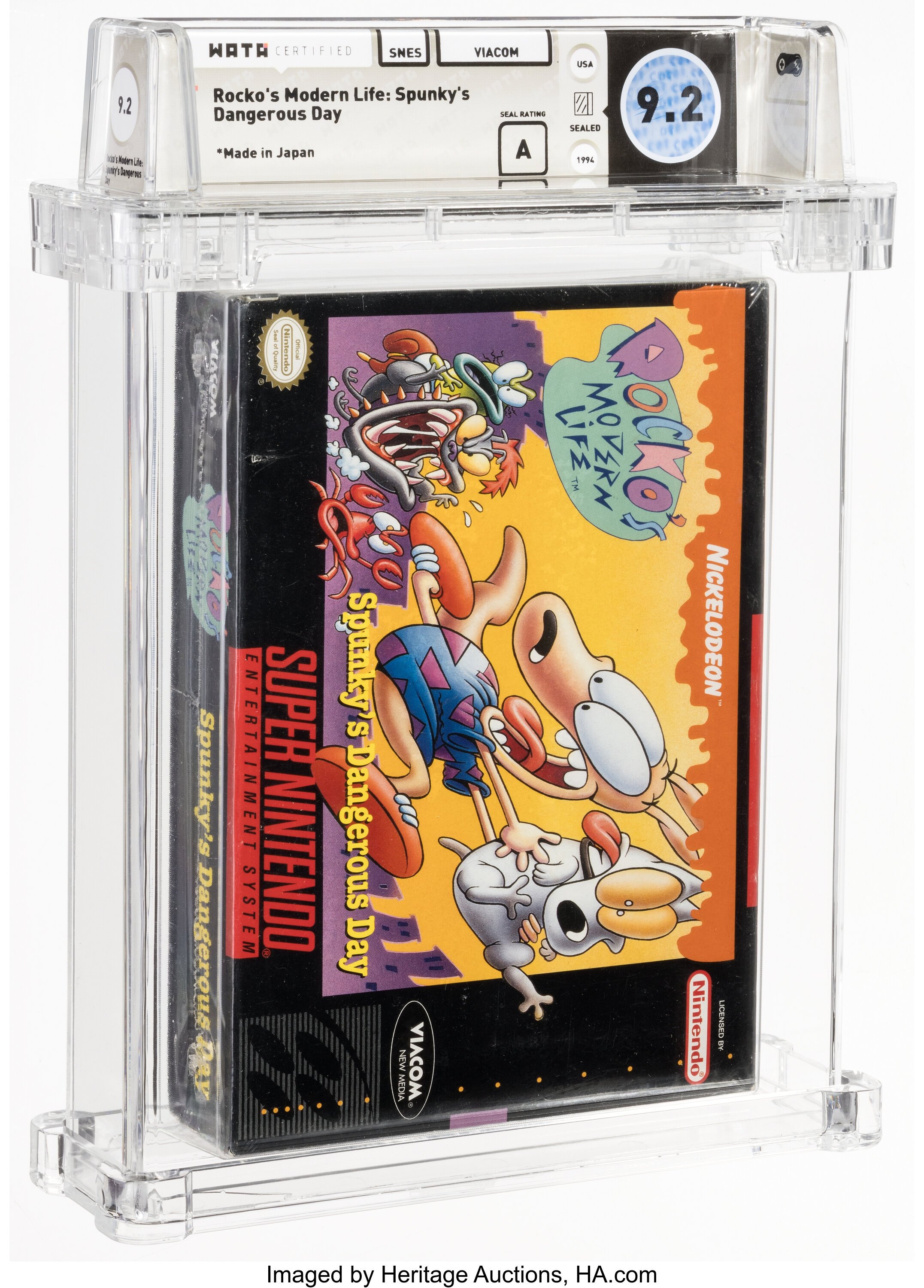 Rocko's Modern Life: Spunky's Dangerous Day Super Nintendo (SNES): PSA Pop Report + Loose / CIB / Sealed Prices 2026