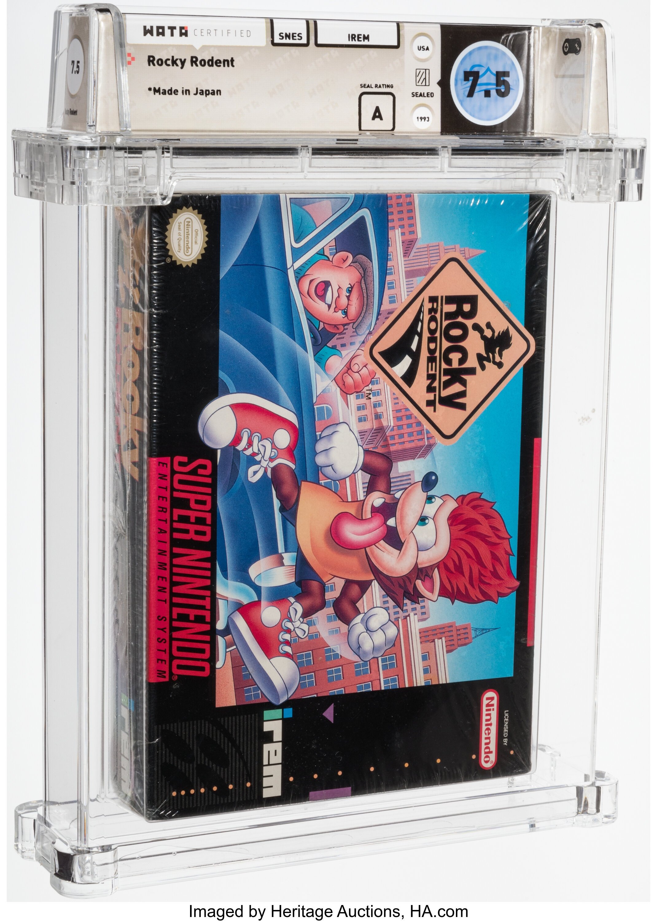 Rocky Rodent Super Nintendo (SNES): PSA Pop Report + Loose / CIB / Sealed Prices 2026