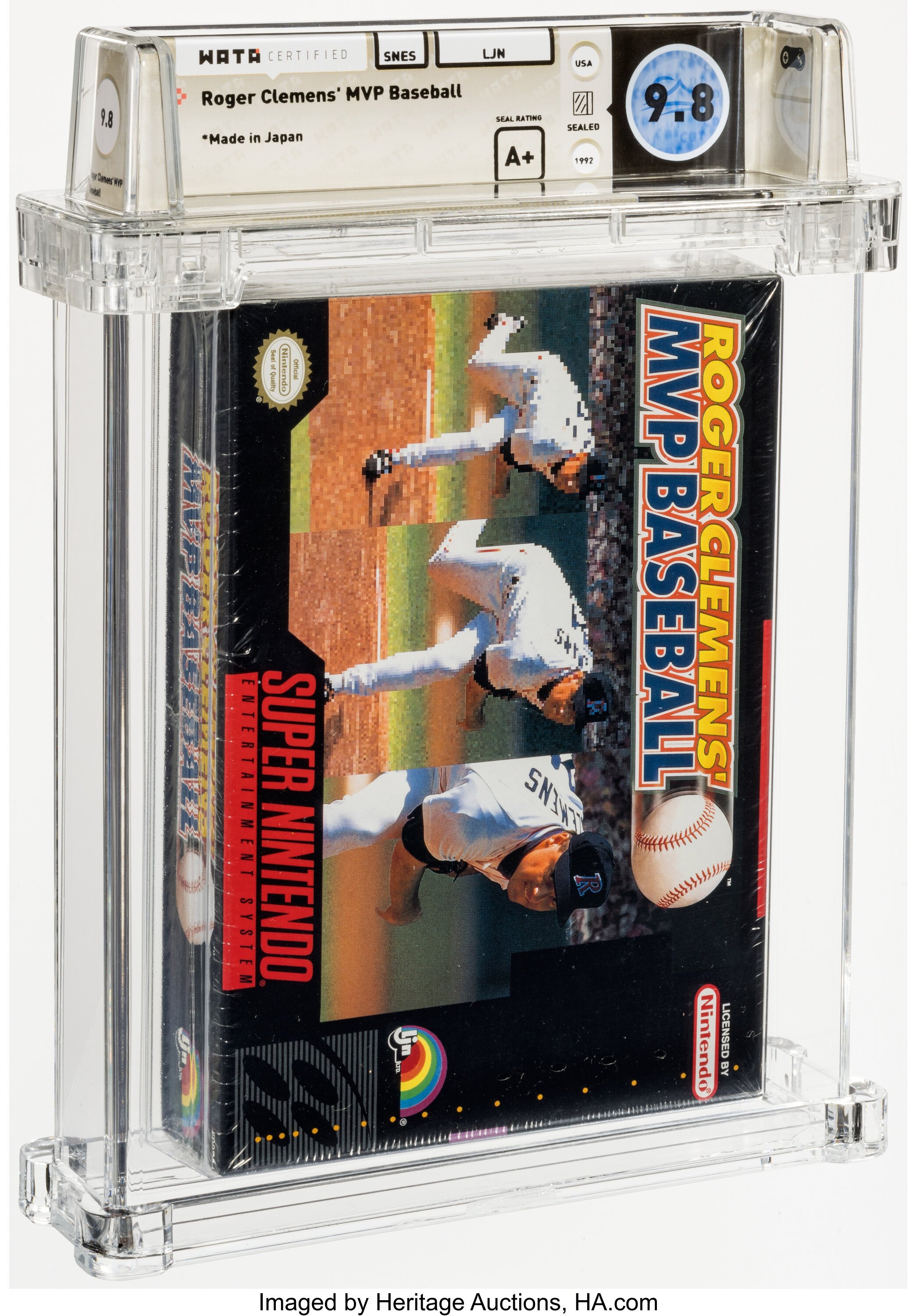 Roger Clemens' MVP Baseball Super Nintendo (SNES): PSA Pop Report + Loose / CIB / Sealed Prices 2026