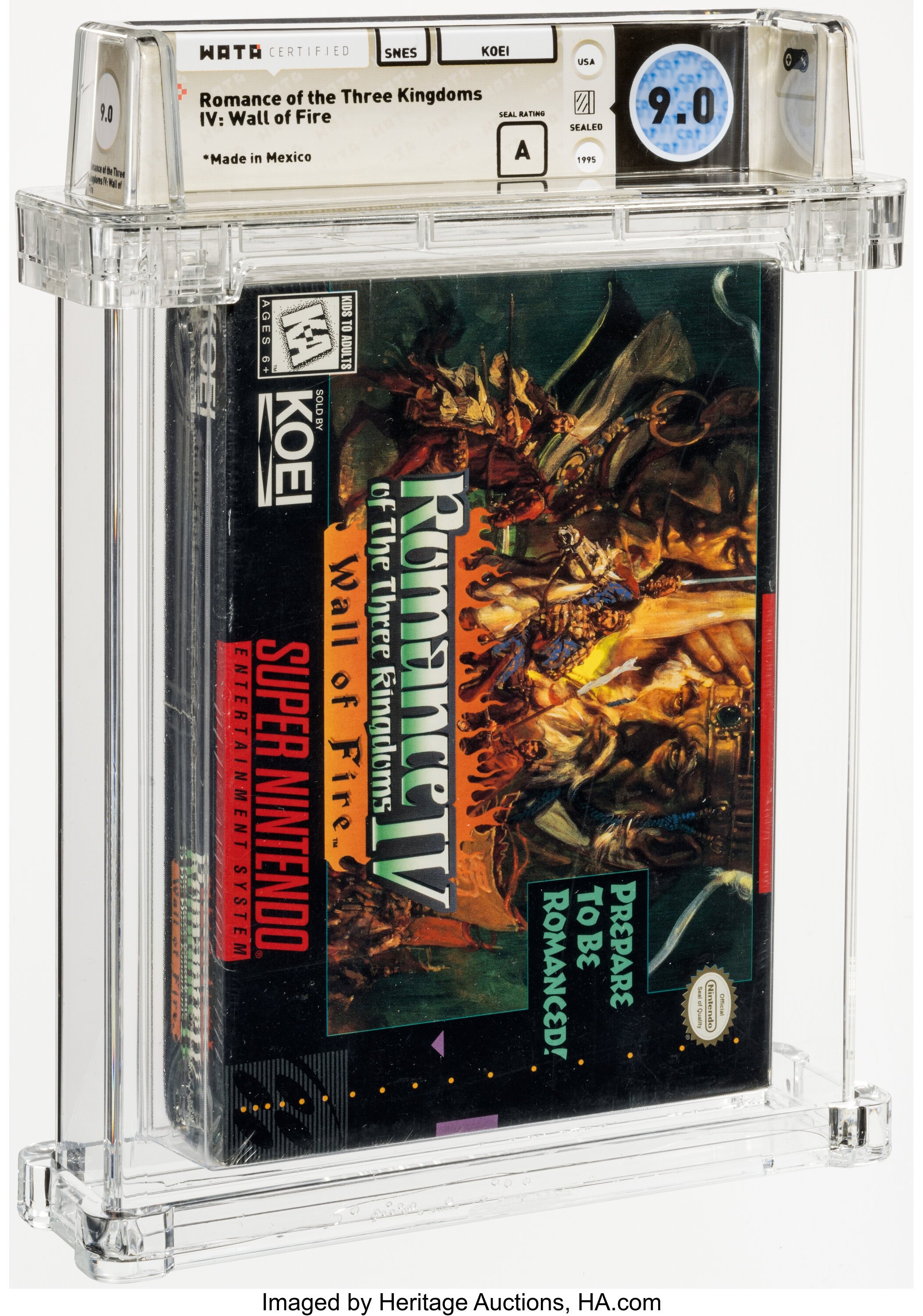 Romance of the Three Kingdoms IV: Wall of Fire Super Nintendo (SNES): PSA Pop Report + Loose / CIB / Sealed Prices 2026