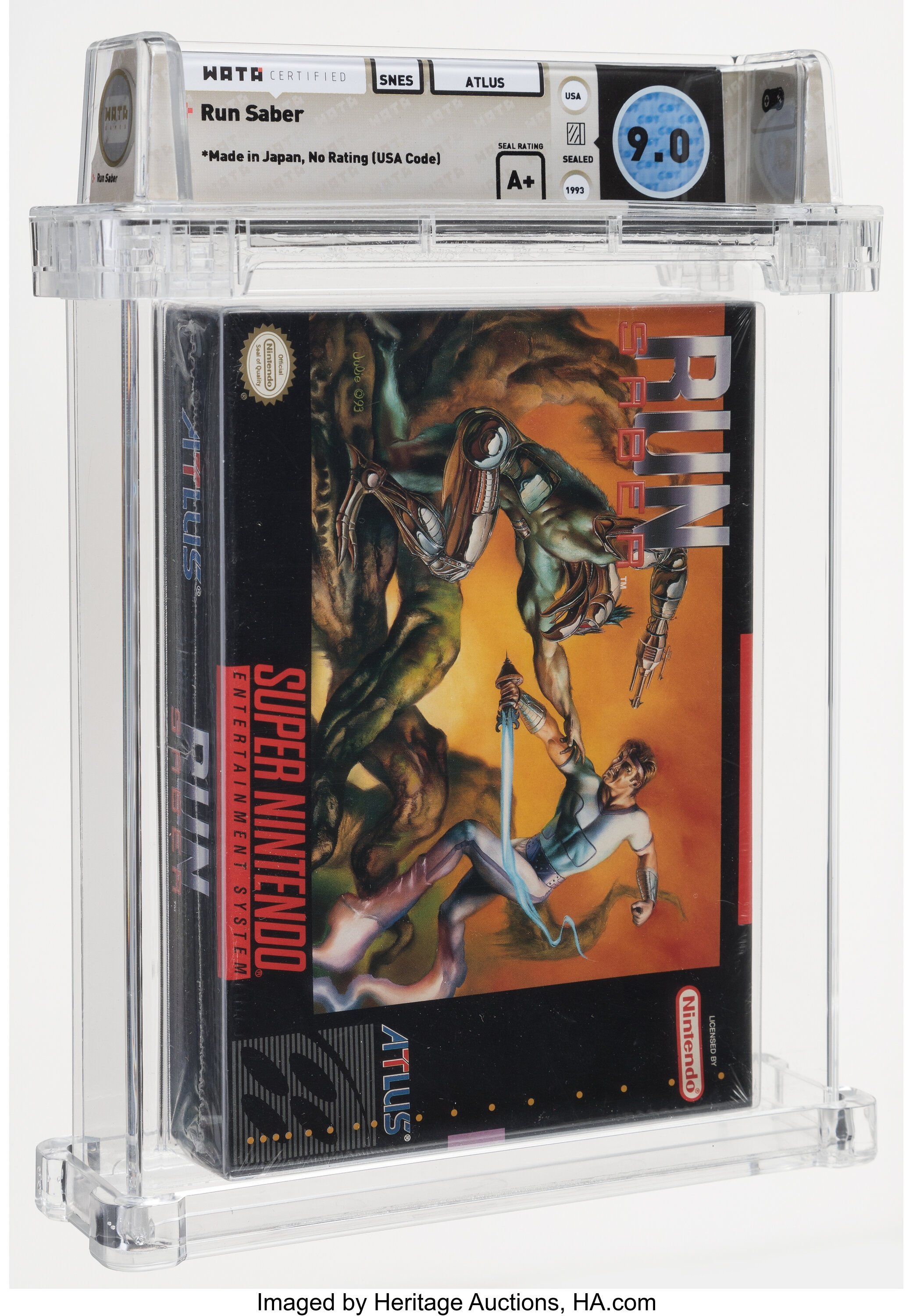 Run Saber Super Nintendo (SNES): PSA Pop Report + Loose / CIB / Sealed Prices 2026