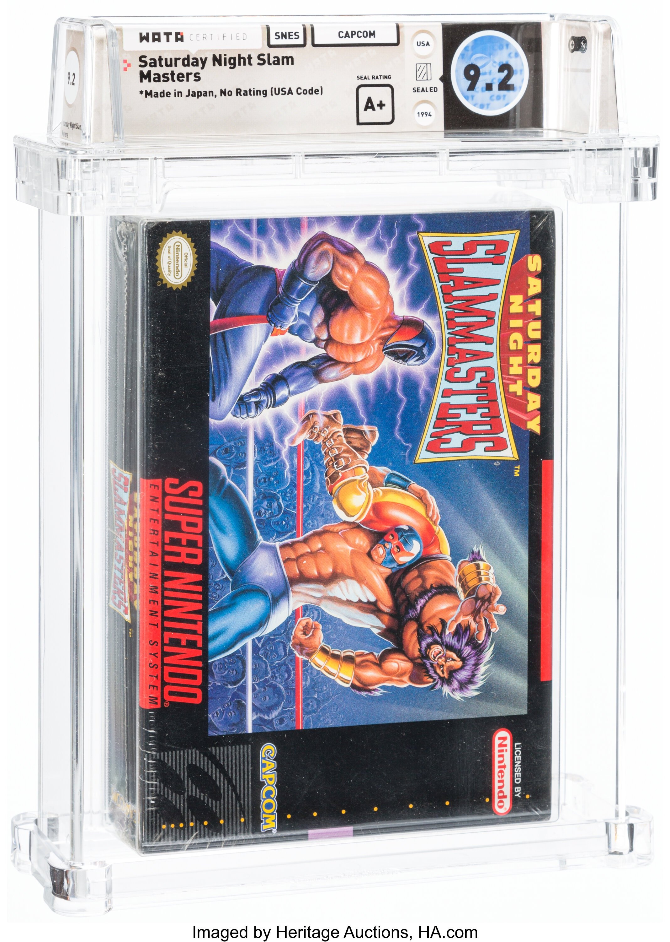 Saturday Night Slam Masters Super Nintendo (SNES): PSA Pop Report + Loose / CIB / Sealed Prices 2026