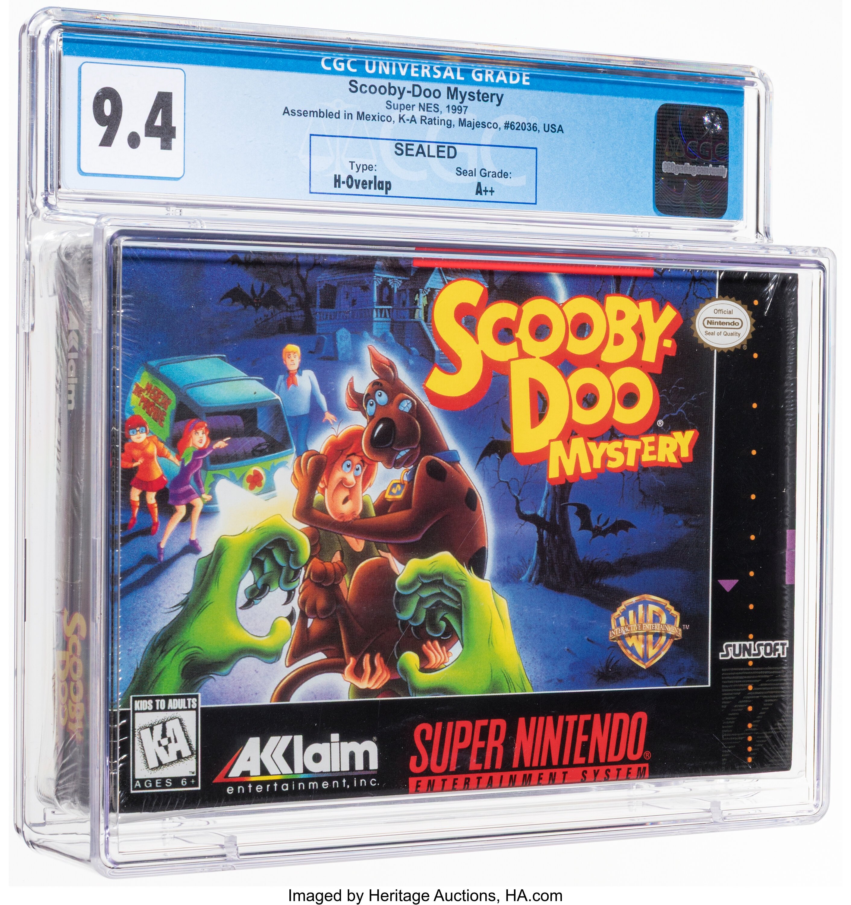 Scooby-Doo Mystery Super Nintendo (SNES): PSA Pop Report + Loose / CIB / Sealed Prices 2026