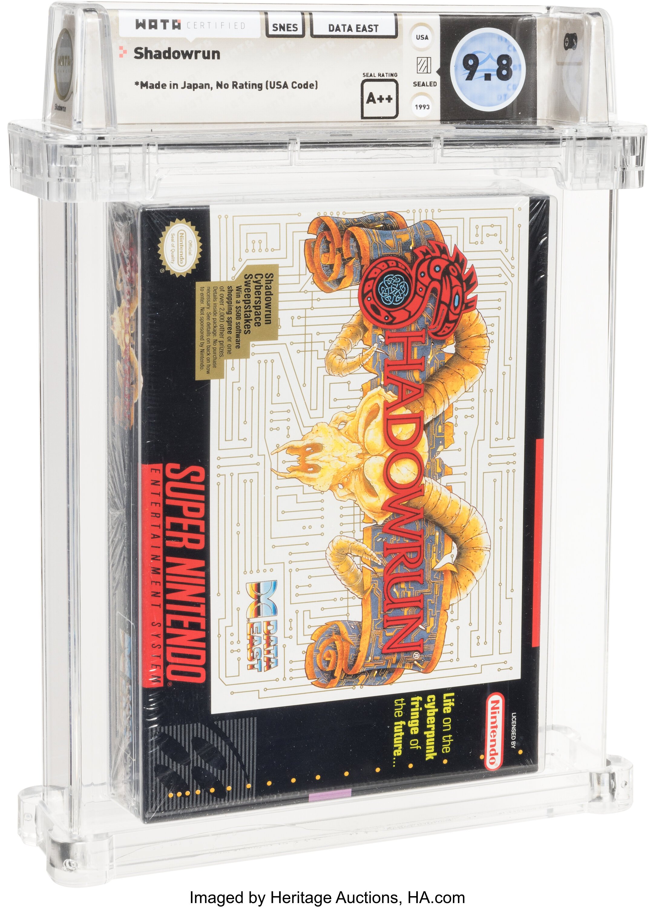 Shadowrun Super Nintendo (SNES): PSA Pop Report + Loose / CIB / Sealed Prices 2026