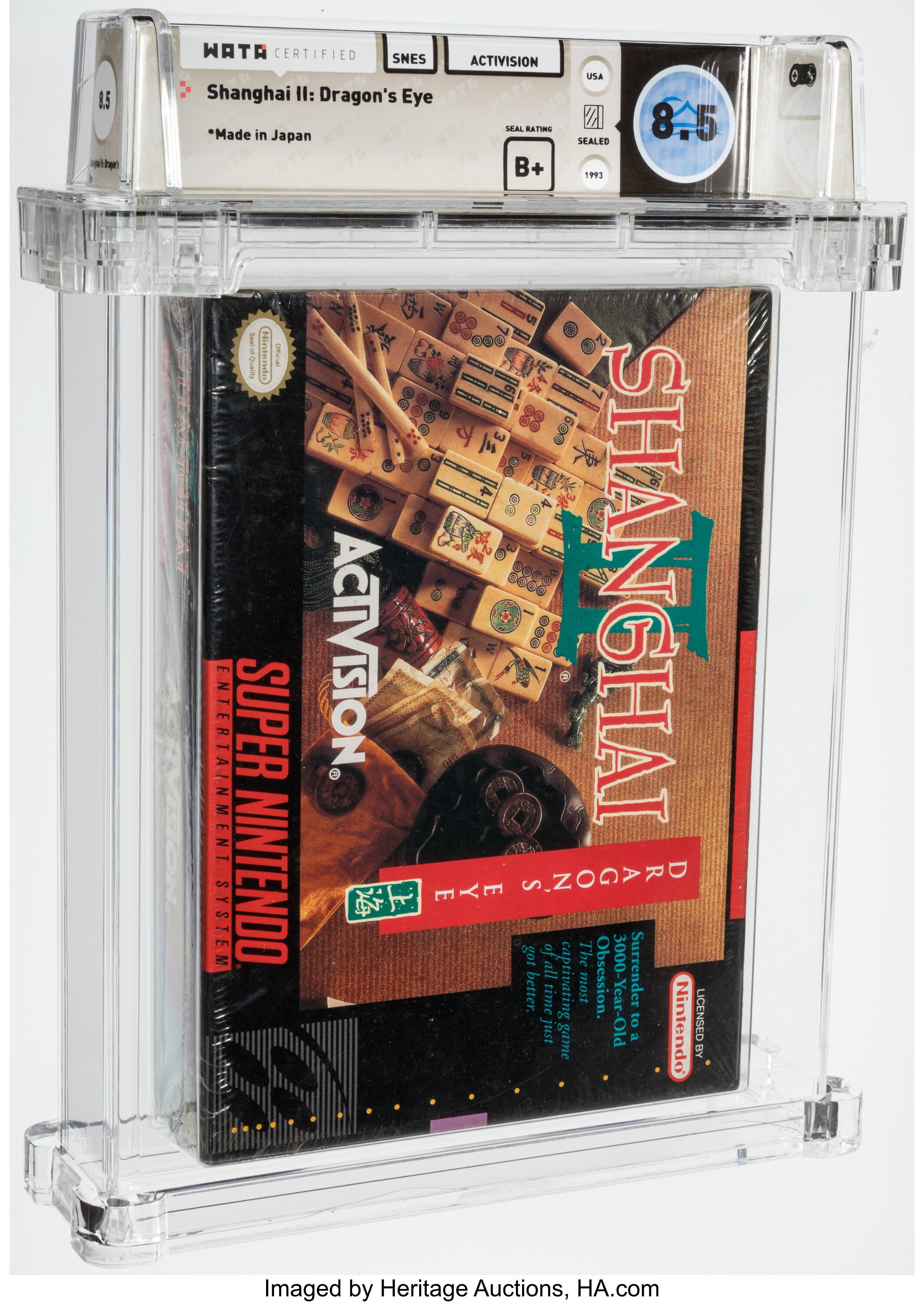 Shanghai II: Dragon's Eye Super Nintendo (SNES): PSA Pop Report + Loose / CIB / Sealed Prices 2026