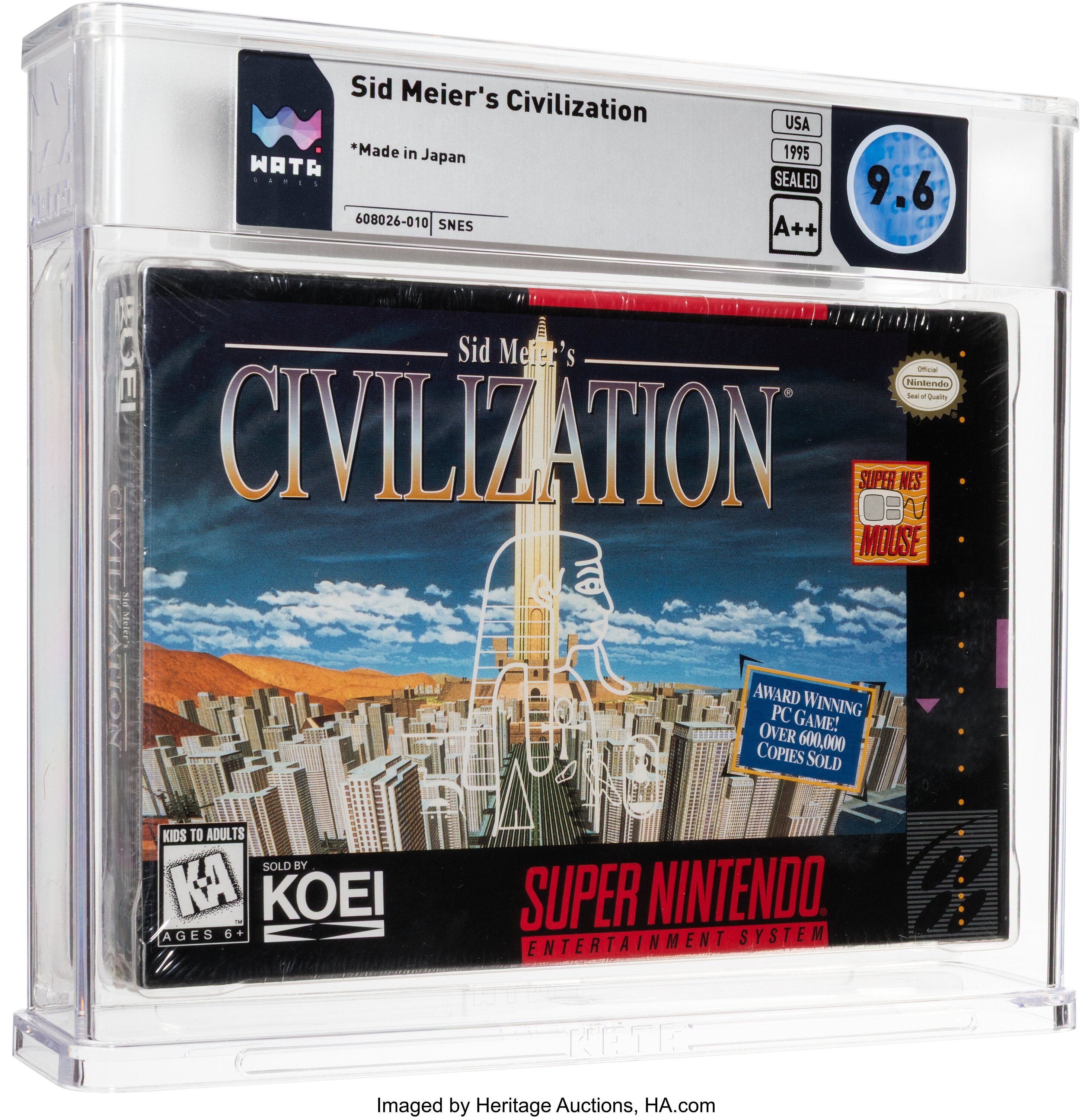 Sid Meier's Civilization Super Nintendo (SNES): PSA Pop Report + Loose / CIB / Sealed Prices 2026