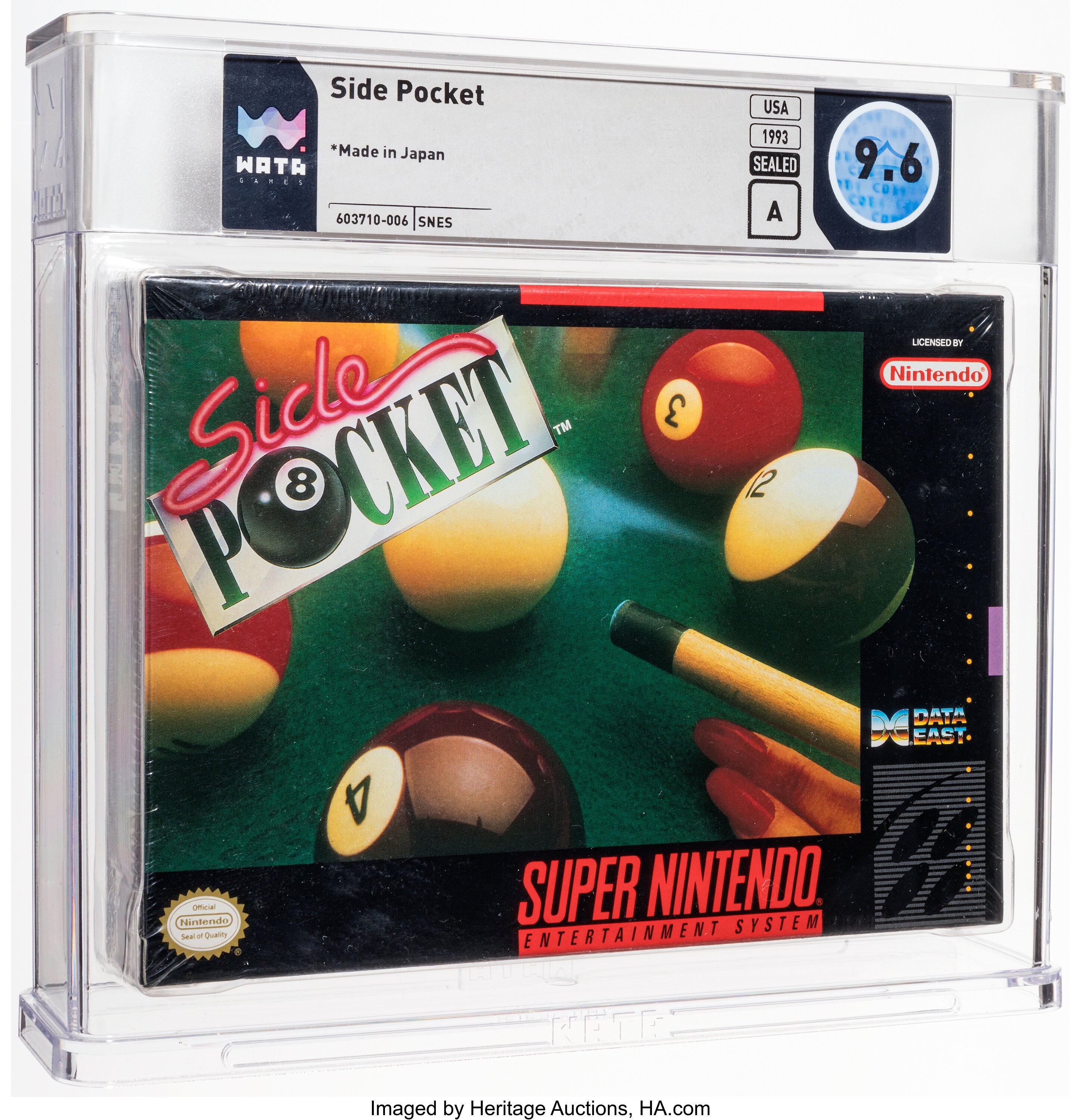 Side Pocket Super Nintendo (SNES): PSA Pop Report + Loose / CIB / Sealed Prices 2026