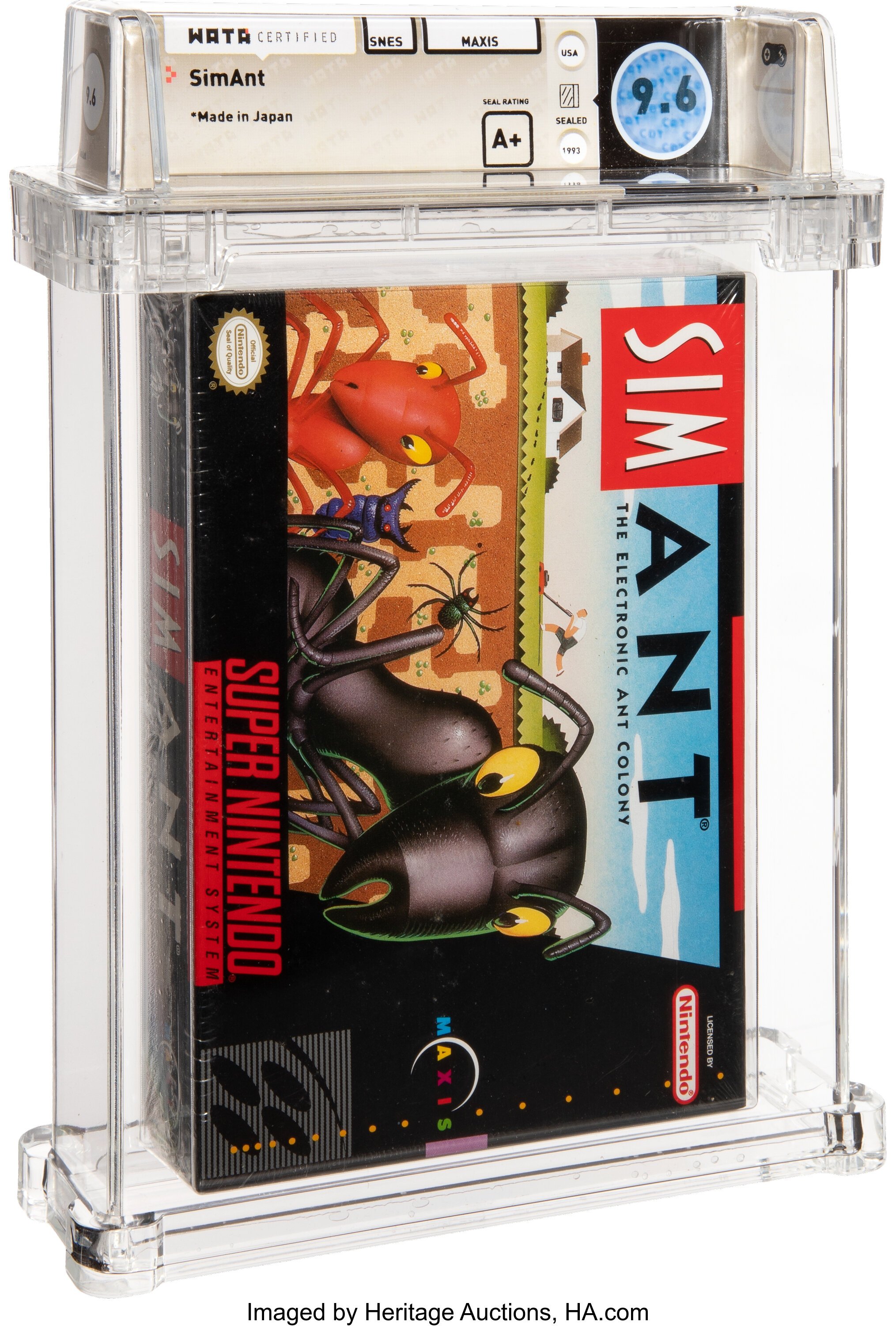 SimAnt Super Nintendo (SNES): PSA Pop Report + Loose / CIB / Sealed Prices 2026