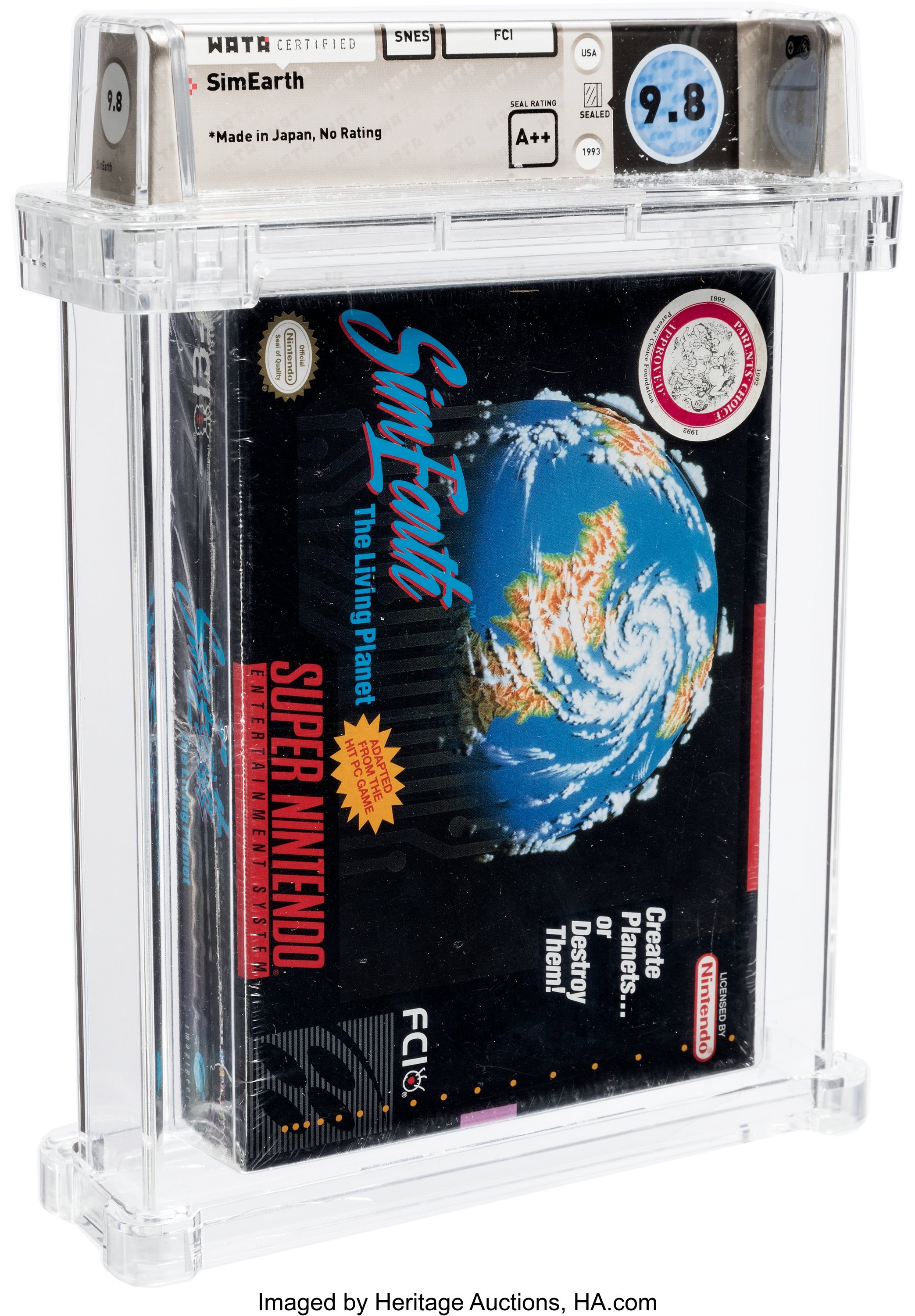 SimEarth Super Nintendo (SNES): PSA Pop Report + Loose / CIB / Sealed Prices 2026