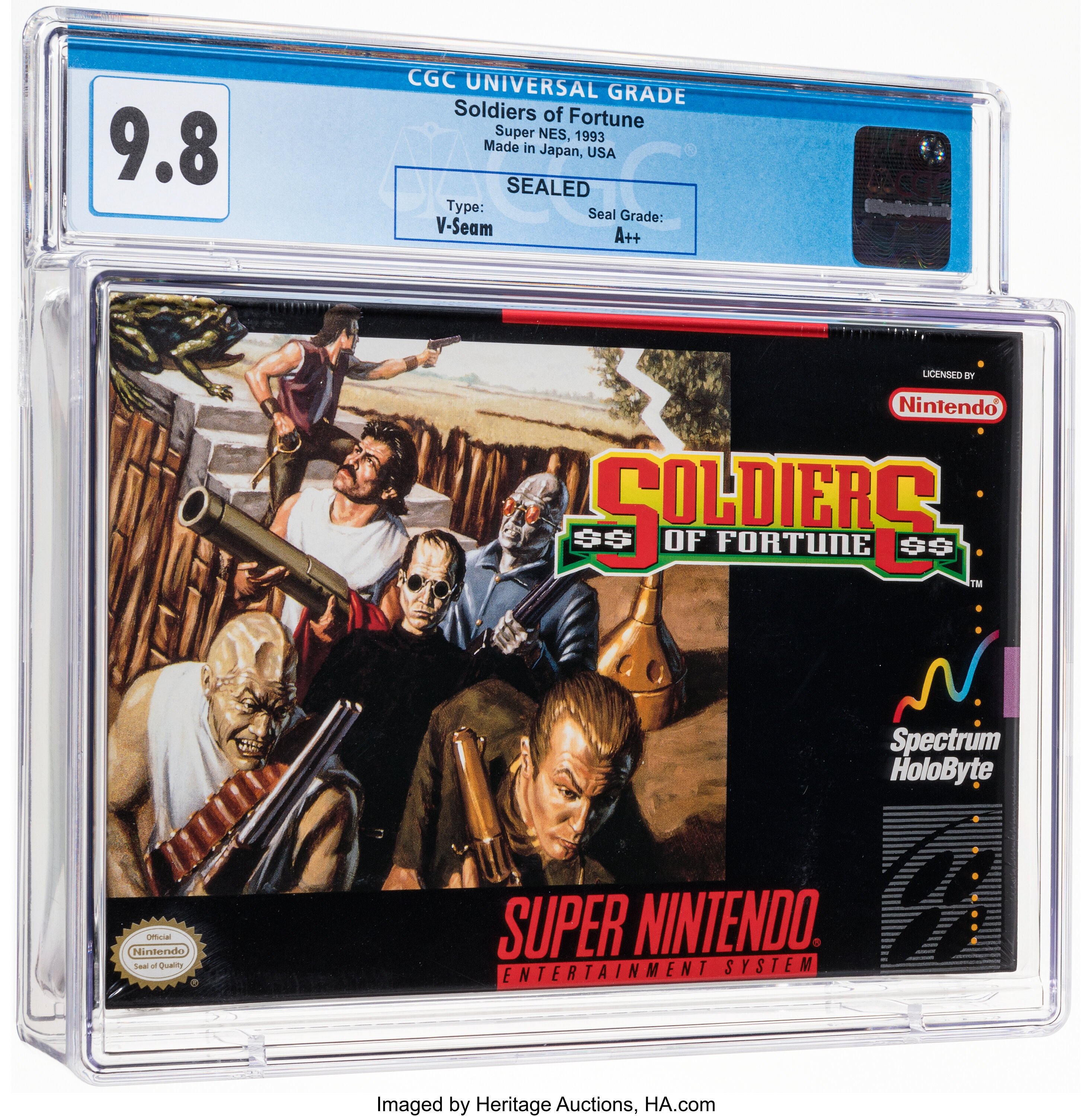 Soldiers of Fortune Super Nintendo (SNES): PSA Pop Report + Loose / CIB / Sealed Prices 2026