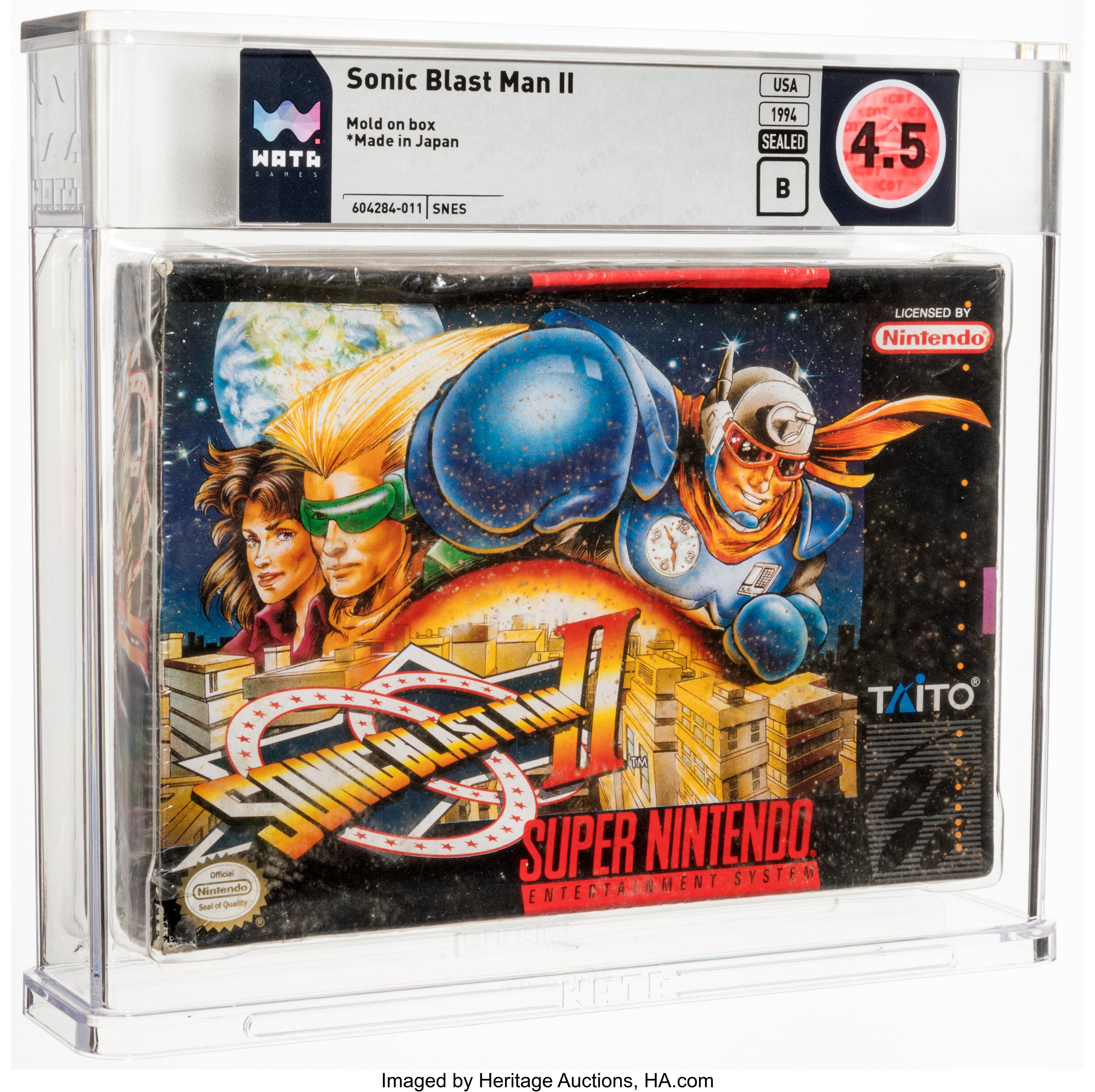 Sonic Blast Man II Super Nintendo (SNES): PSA Pop Report + Loose / CIB / Sealed Prices 2026